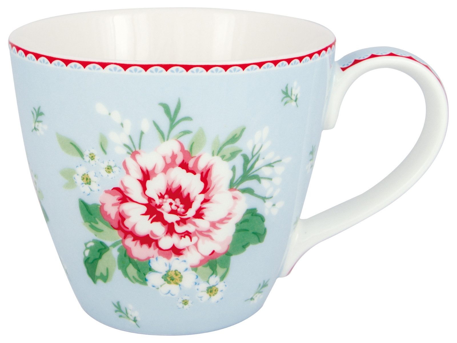 Greengate Tasse Alivia Tasse pale blue 0,35l, Steingut
