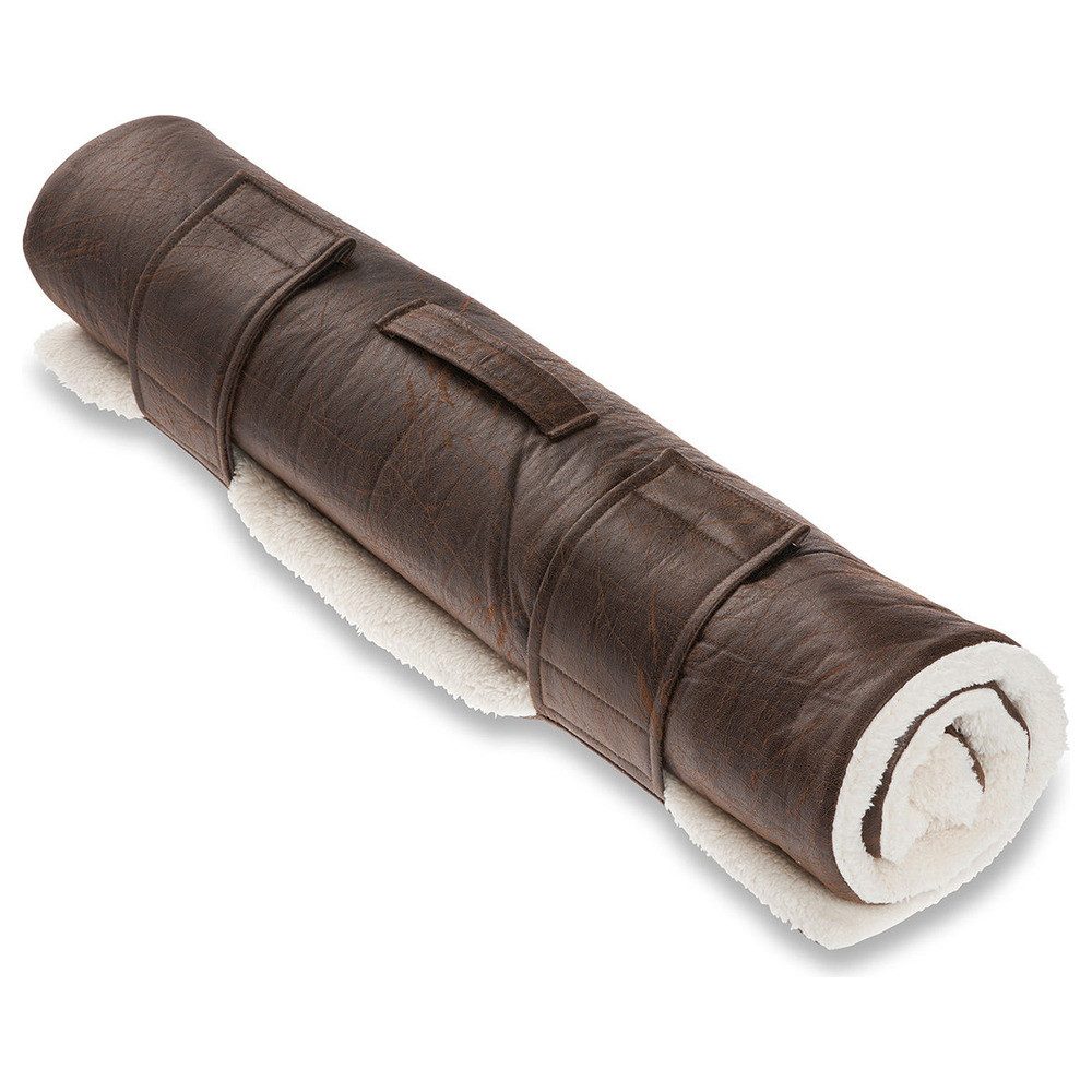 Wolters Tierdecke Vintage Vagabund Reisedecke braun