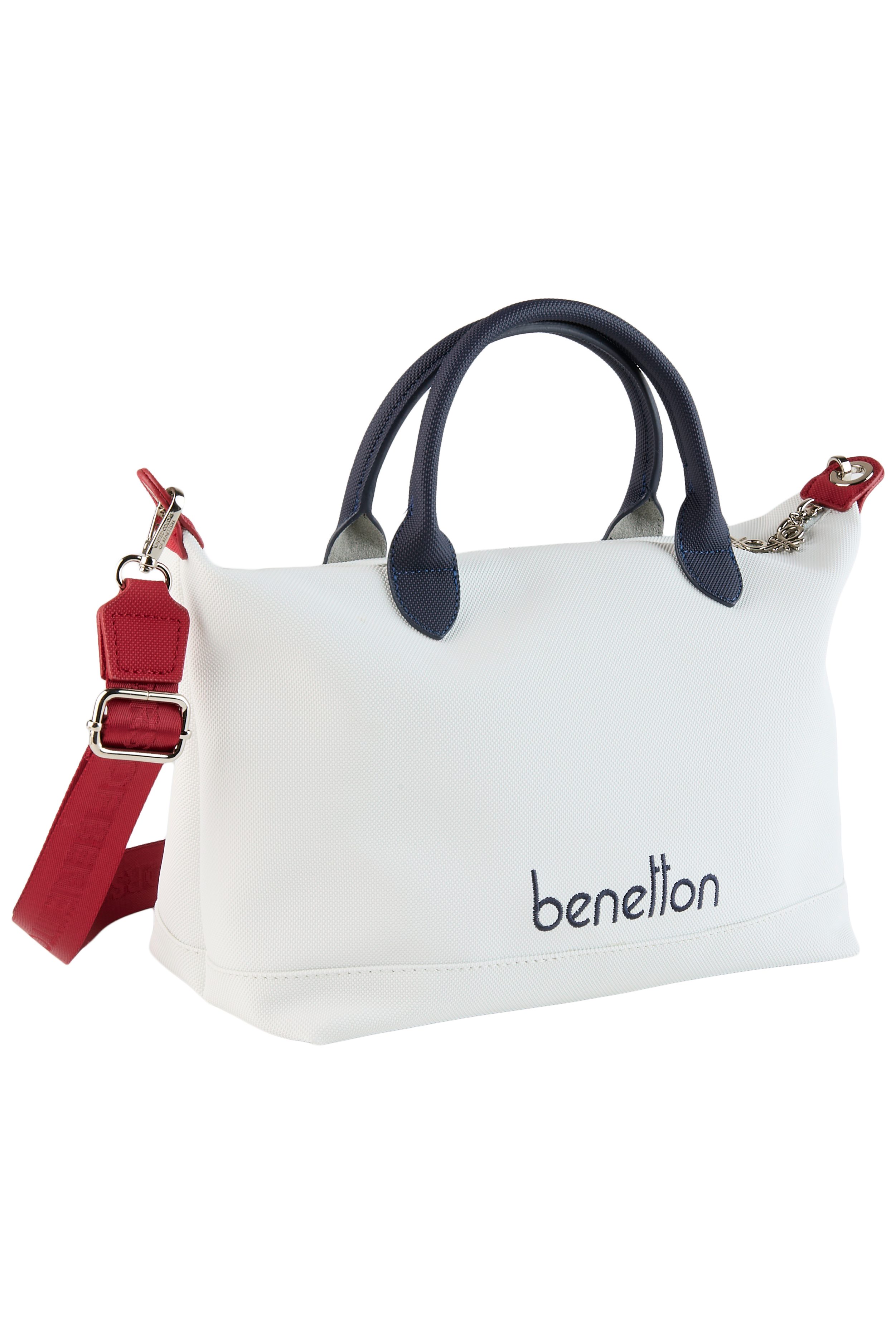 Henkeltasche 2-in-1 Damen Handtasche & Umhängetasche – Tote Bag mit Bodennieten L