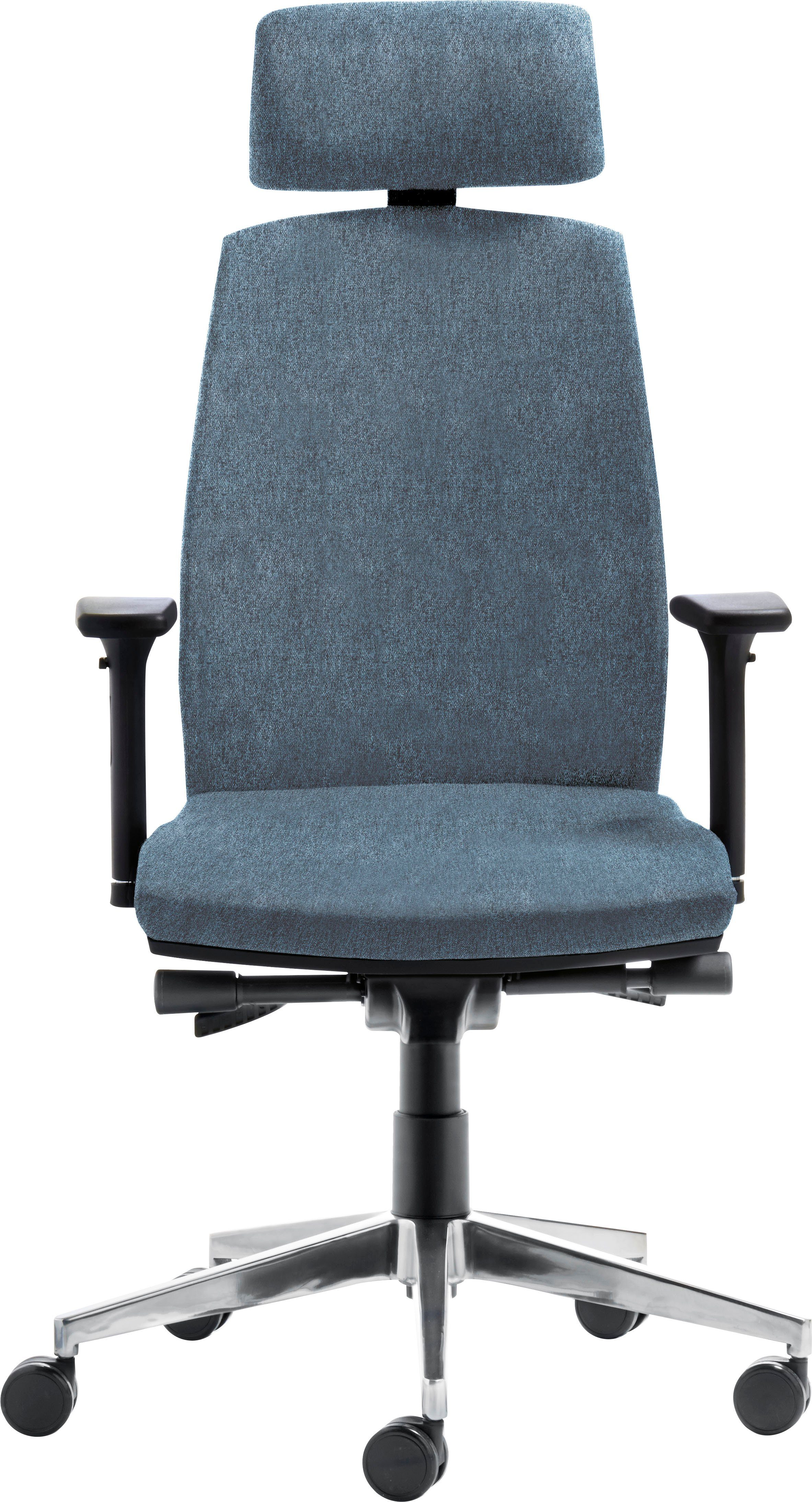 Drehstuhl Kopfstütze LINE, Sitzmöbel verstellbare Chefsessel myCONTRACT Rückenhöhe Mayer verstellbar, 7-fach