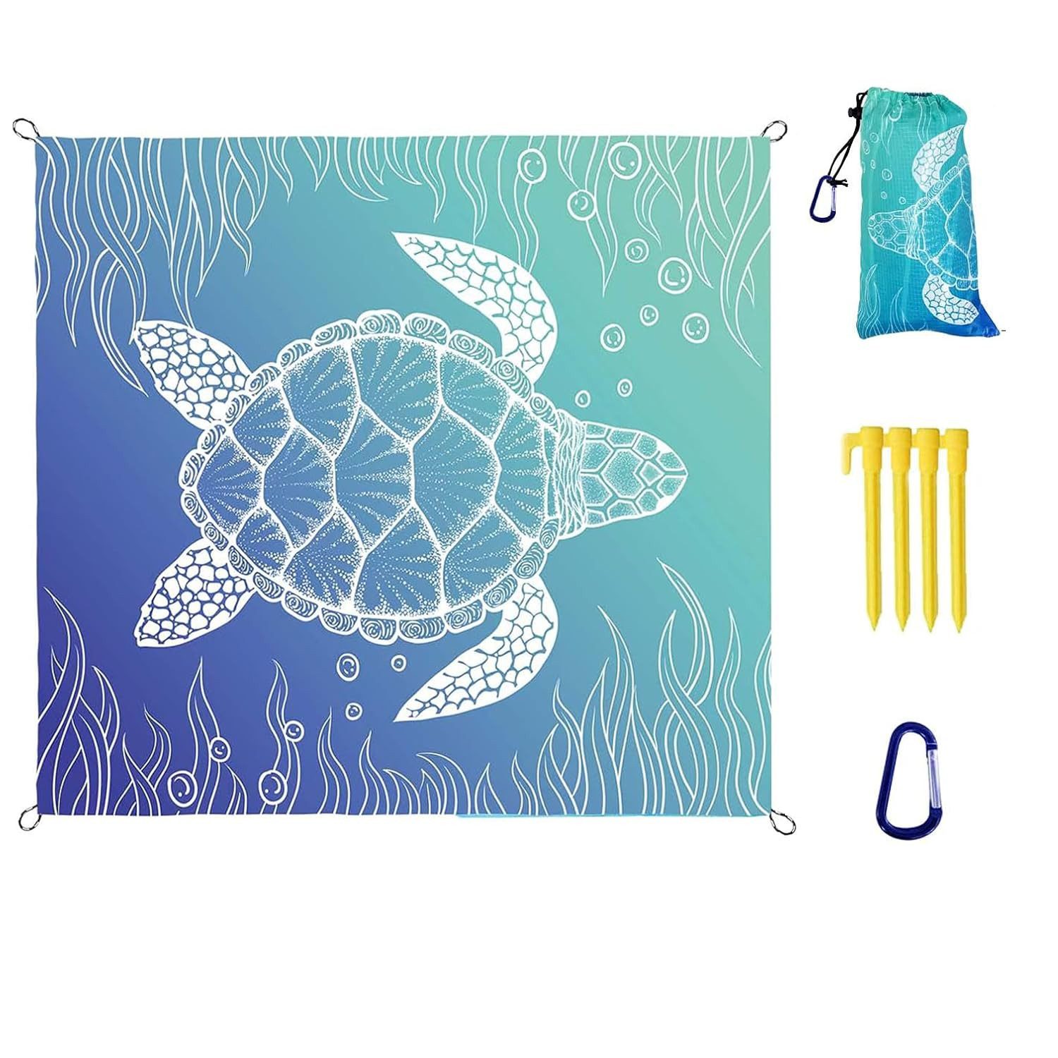 Picknickdecke Extra große Picknickdecke 200x210 cm-waschbare Campingdecke, Diwzbyn, Stranddecke XXL-Picknickdecke wasserabweisend-Decke Outdoor