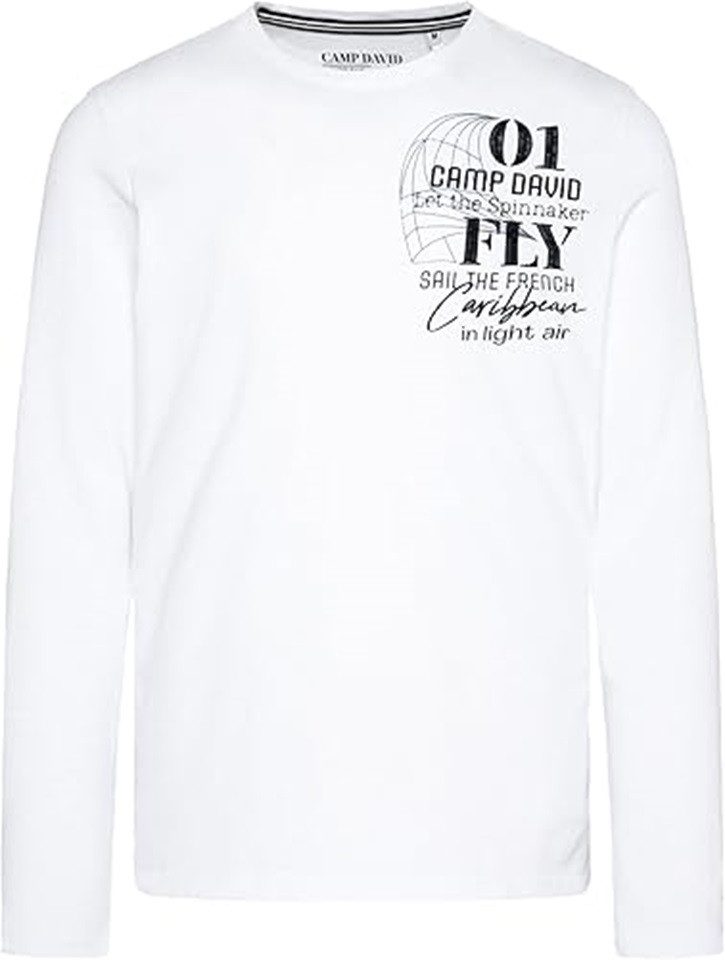 CAMP DAVID Langarmshirt