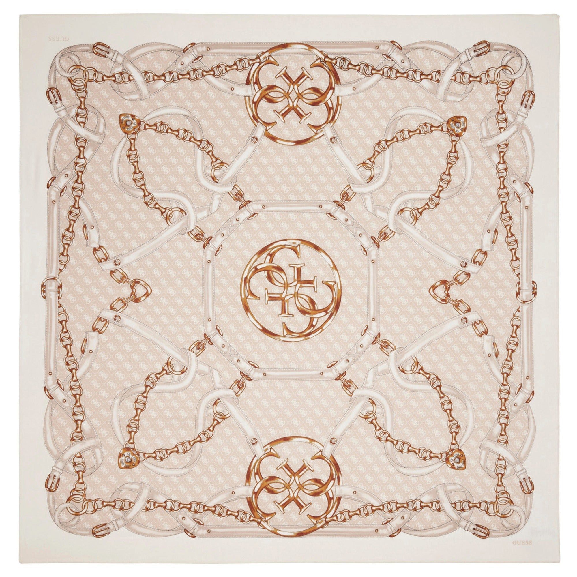 Guess Schal Noelle Printed Kefiah - Tuch 130x130 cm (ivory)