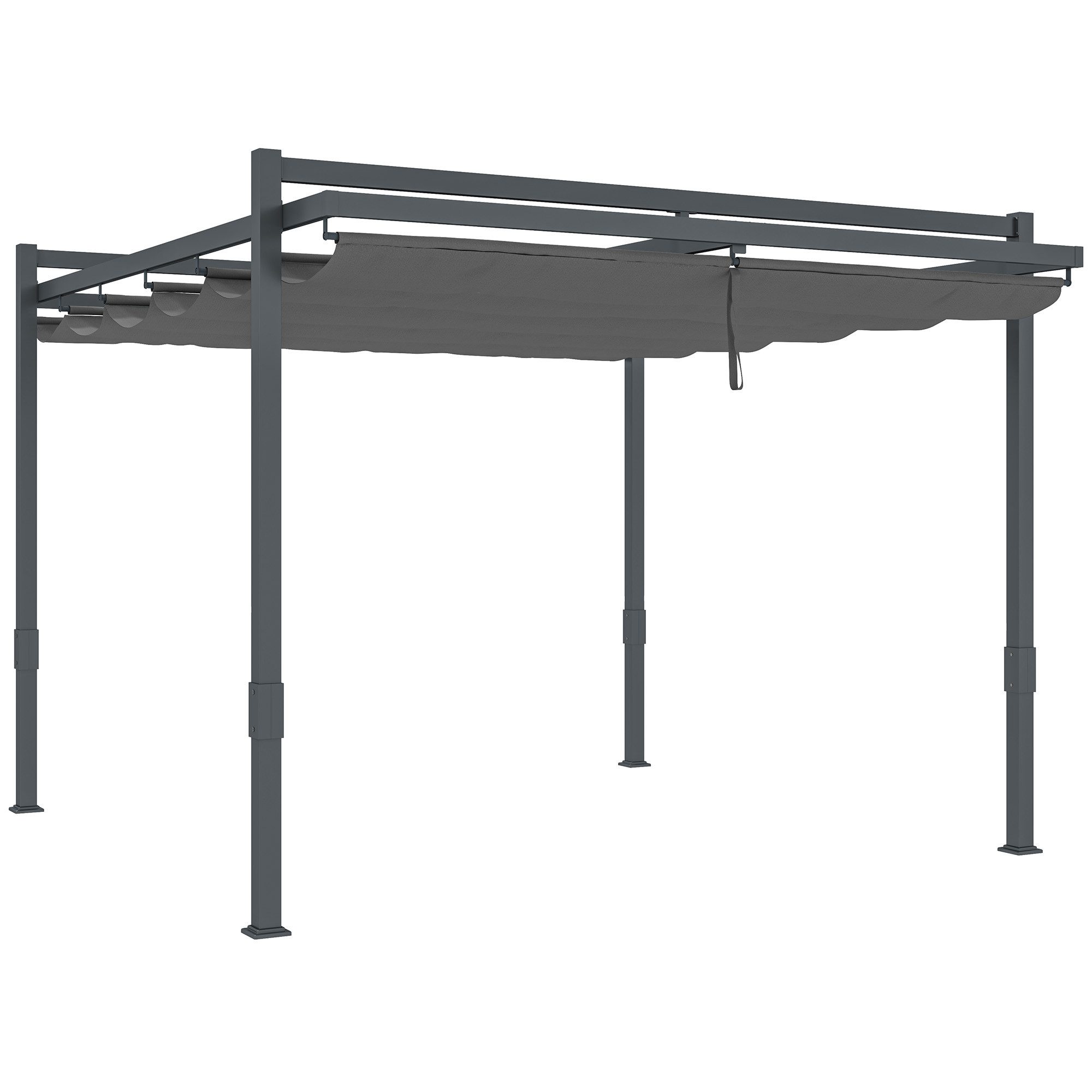 Outsunny Pavillon ca. 3,5x3m, mit verstellbares günstig online kaufen