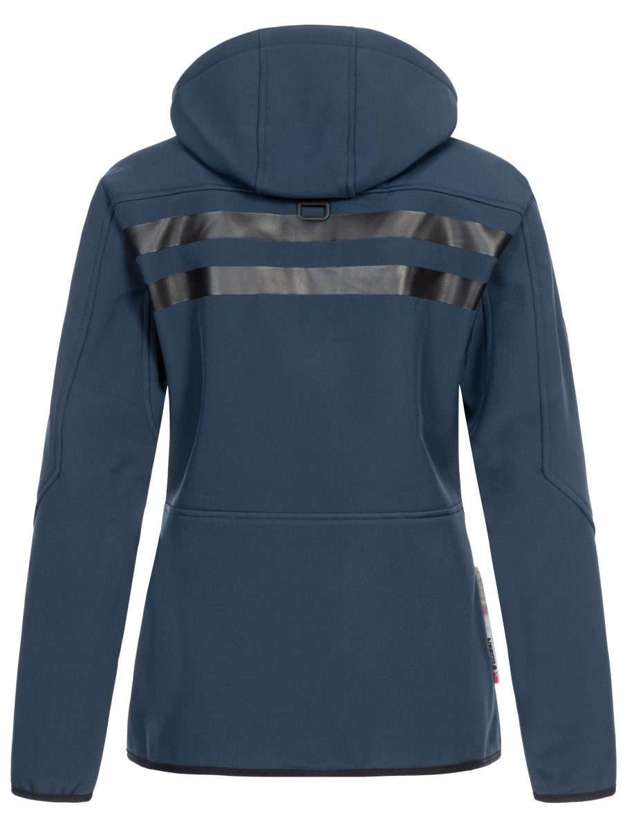 Geographical Norway Softshelljacke Damen Übergangsjacke Softshell Jacke Outdoor Regenjacke Frühlings