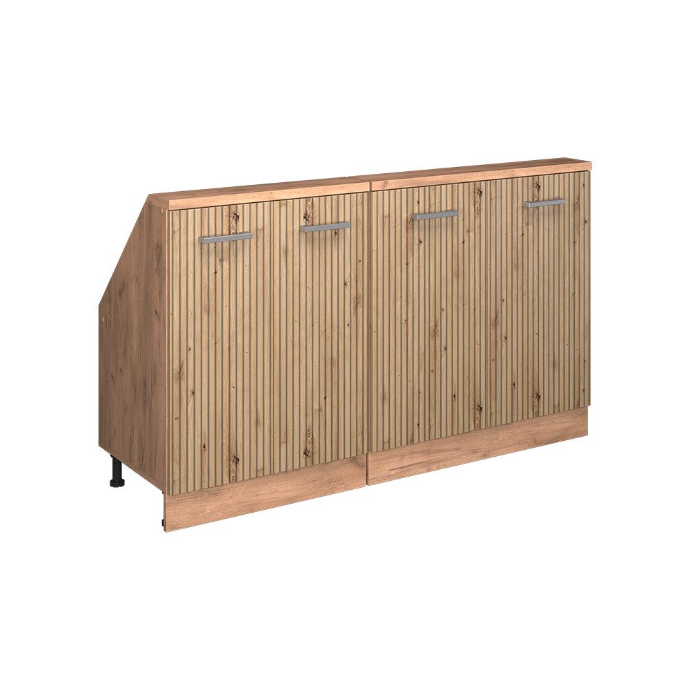 Vicco Unterschrank R-Line, Artisan-Eiche/Goldkraft Eiche, 140 günstig online kaufen