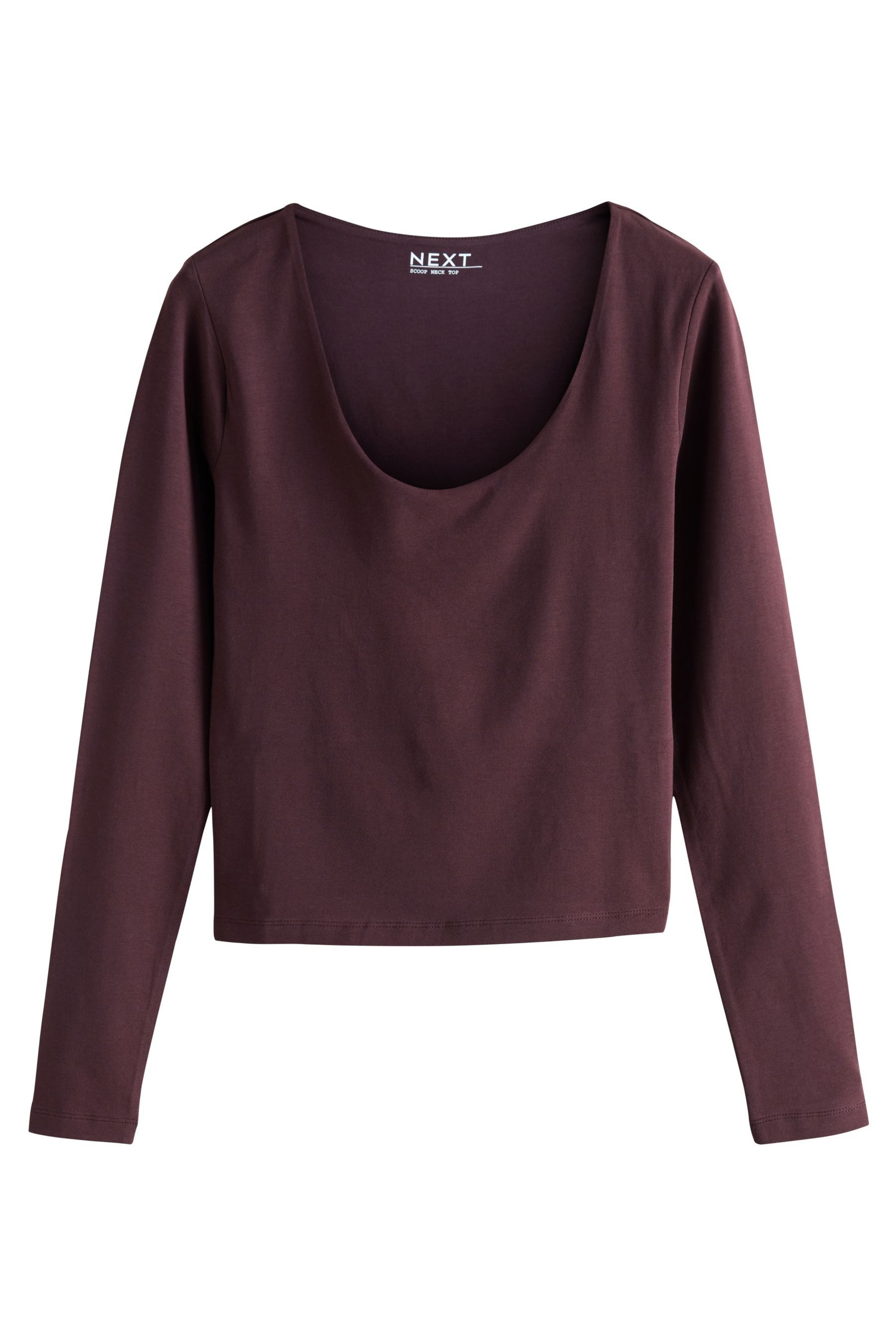 Next Blusenshirt Langärmeliges Oberteil mit U-Boot-Ausschnitt (1-tlg) günstig online kaufen