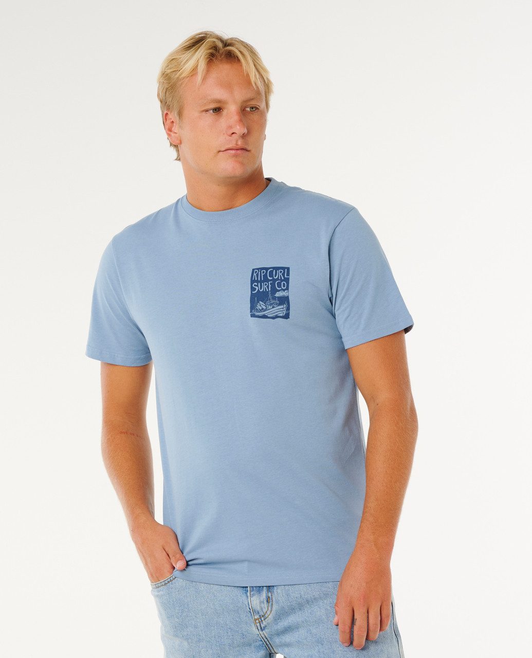 Rip Curl Print-Shirt Rip Curl Keep On Trucking Short Sleeve T-Shirt