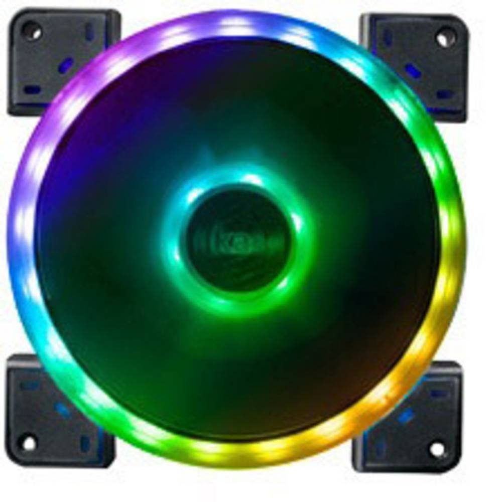Akasa Gehäuselüfter 140 mm RGB PC-Gehäuselüfter, inkl. LED-Beleuchtung