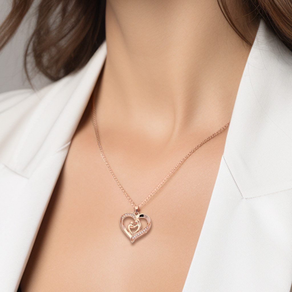 LÖB Kette mit Anhänger 750 Roségold günstig online kaufen