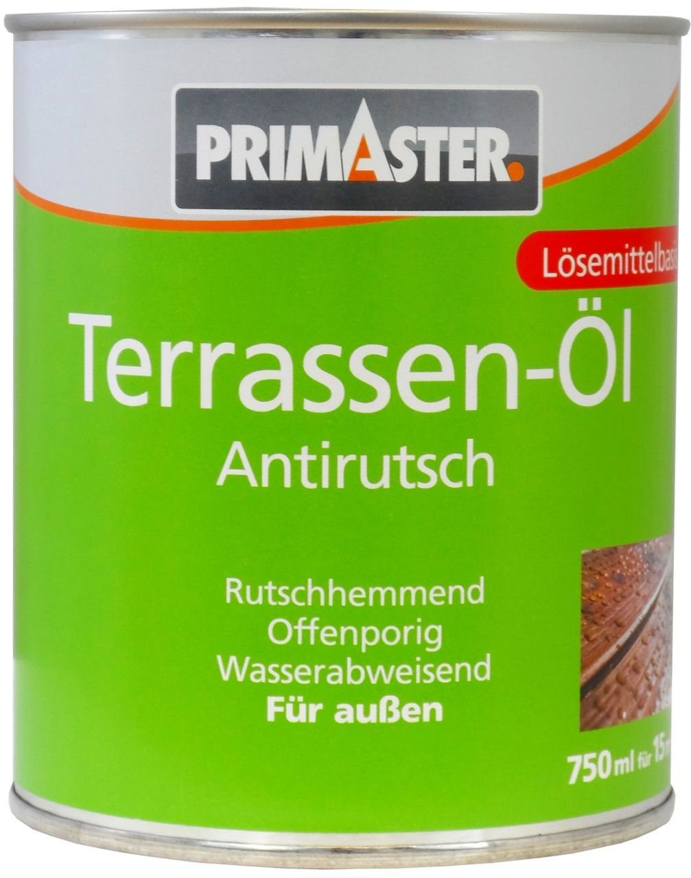 Primaster Hartholzöl Primaster Terrassen-Öl Anti Rutsch 750 ml farblos | Holzöle