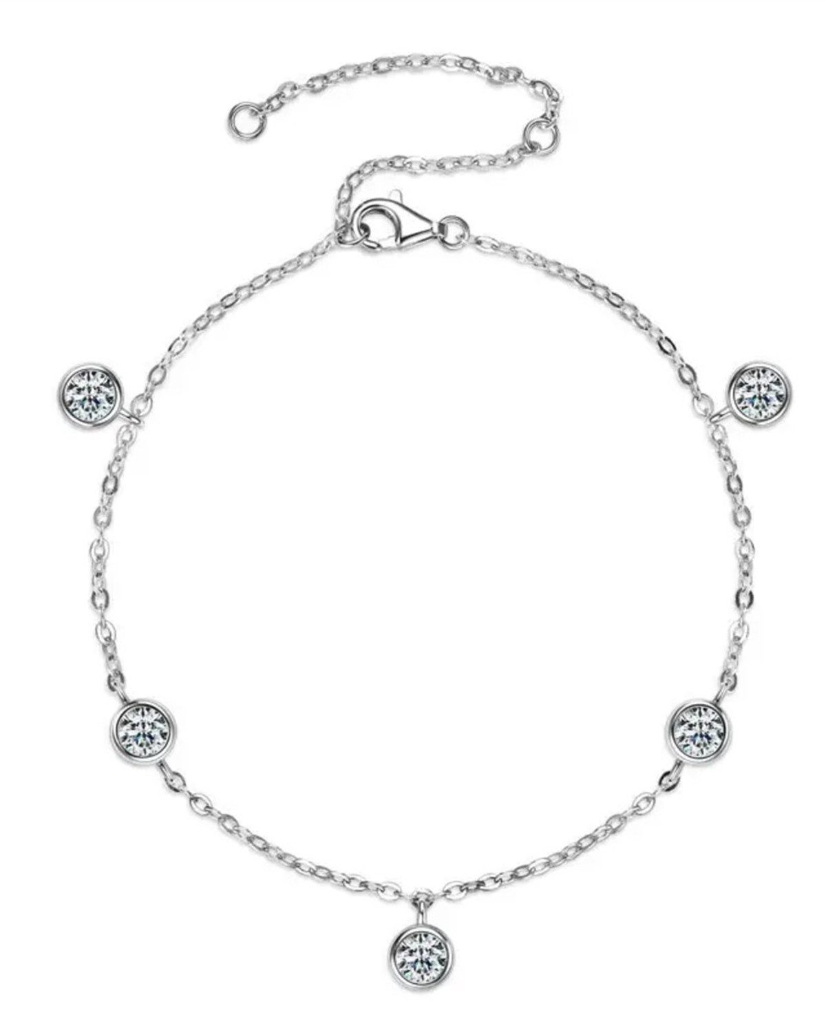 Staufergold Tennisarmband Tennis-Armband „Fine Line“ Silber, hypoallergen und wasserfest