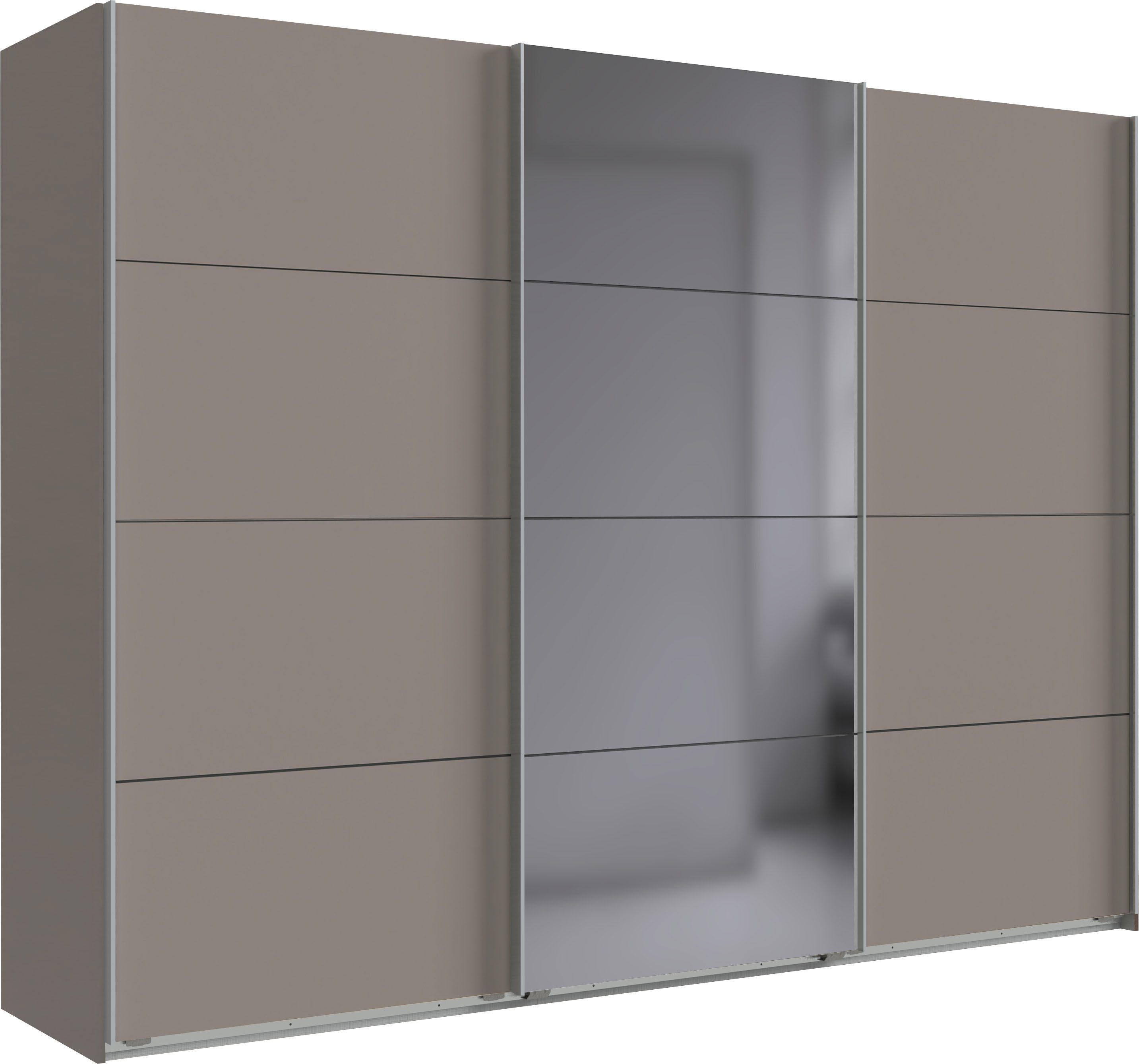 Wimex Schwebetürenschrank Ernie Kleiderschrank mit Spiegel, Made in Germany (Wähle aus verschiedenen Größen deinen perfekten Stauraum) Schlafzimmerschrank in verschiedenen Breiten