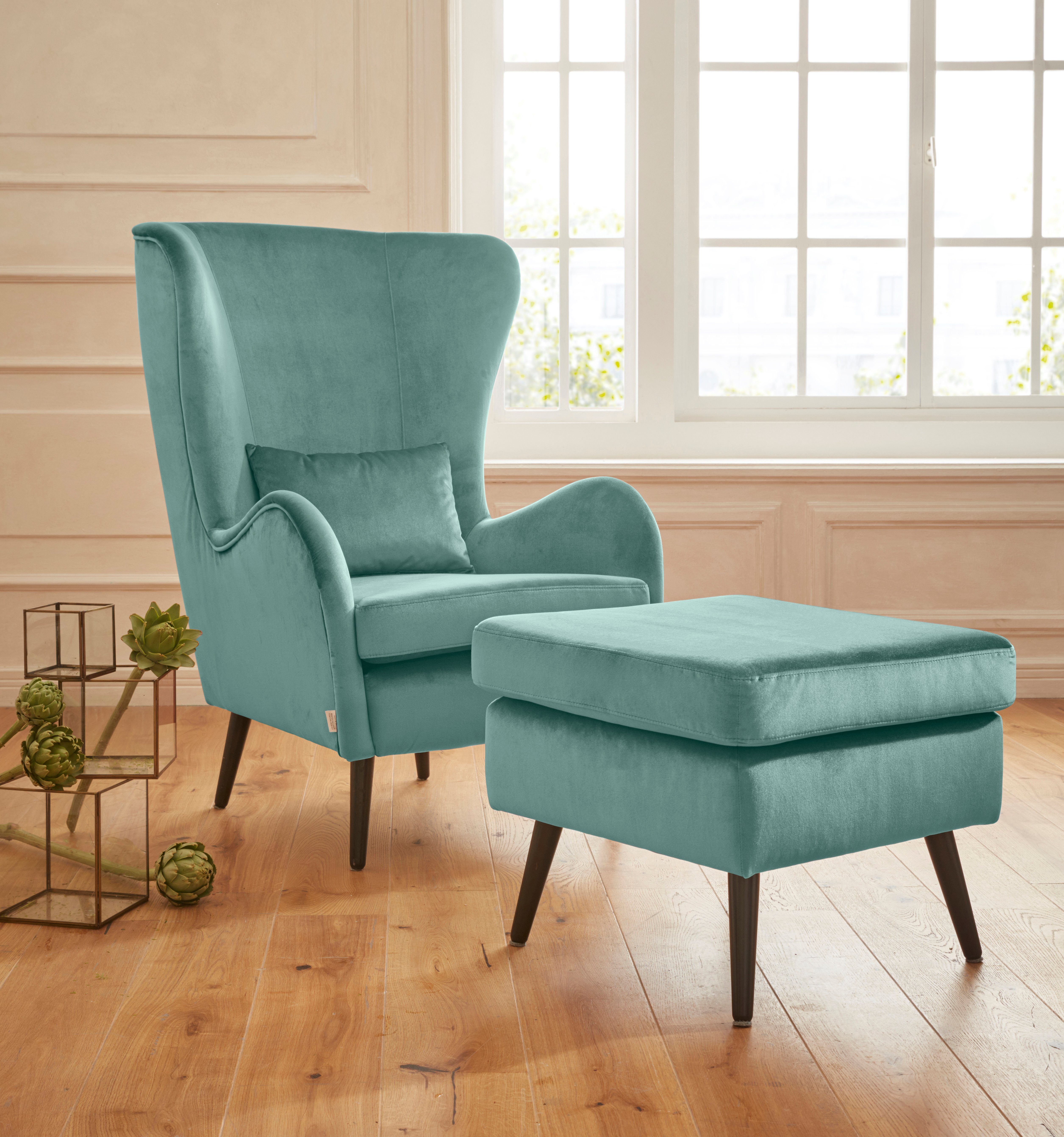 Guido Maria Kretschmer Home&Living Sessel "Sallito", incl. Hocker, in 6 Bez günstig online kaufen