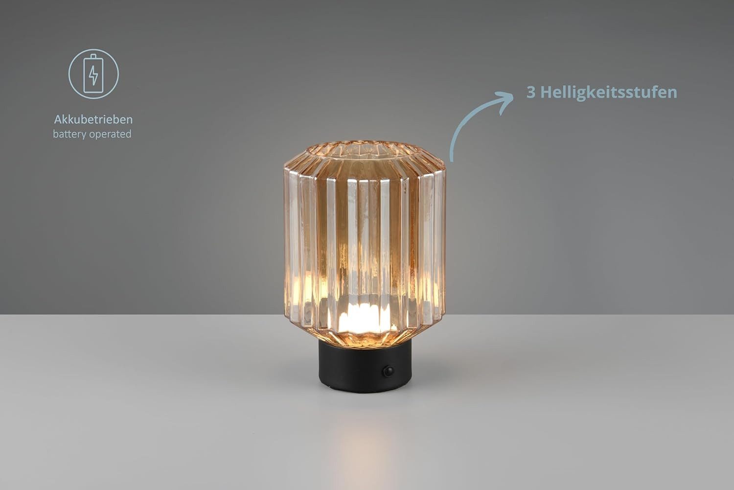 lightling LED Tischleuchte Luan, Touchfunktion, LED fest integriert, Warmwe günstig online kaufen