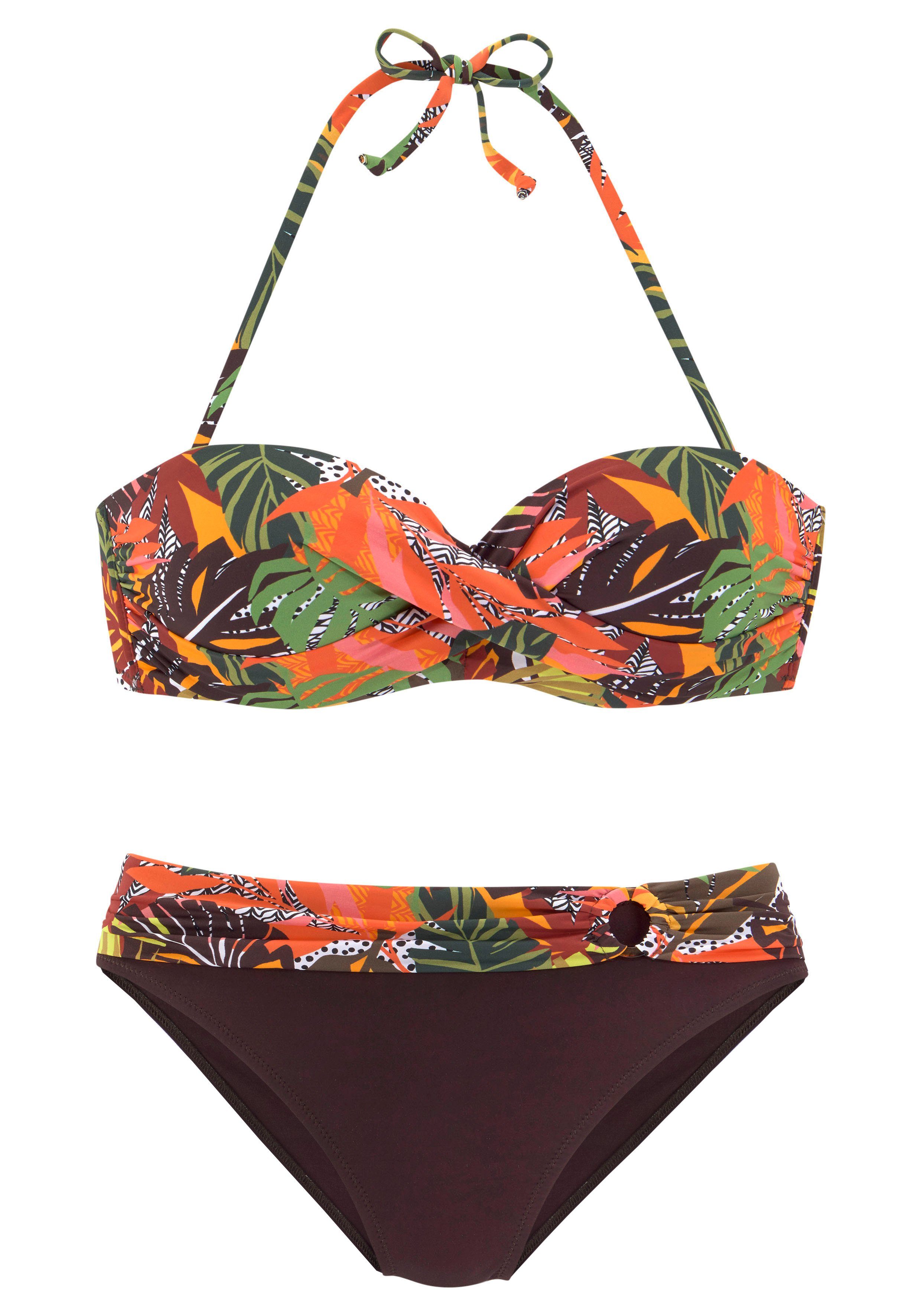 Vivance Bügel-Bandeau-Bikini mit Wickeloptik günstig online kaufen