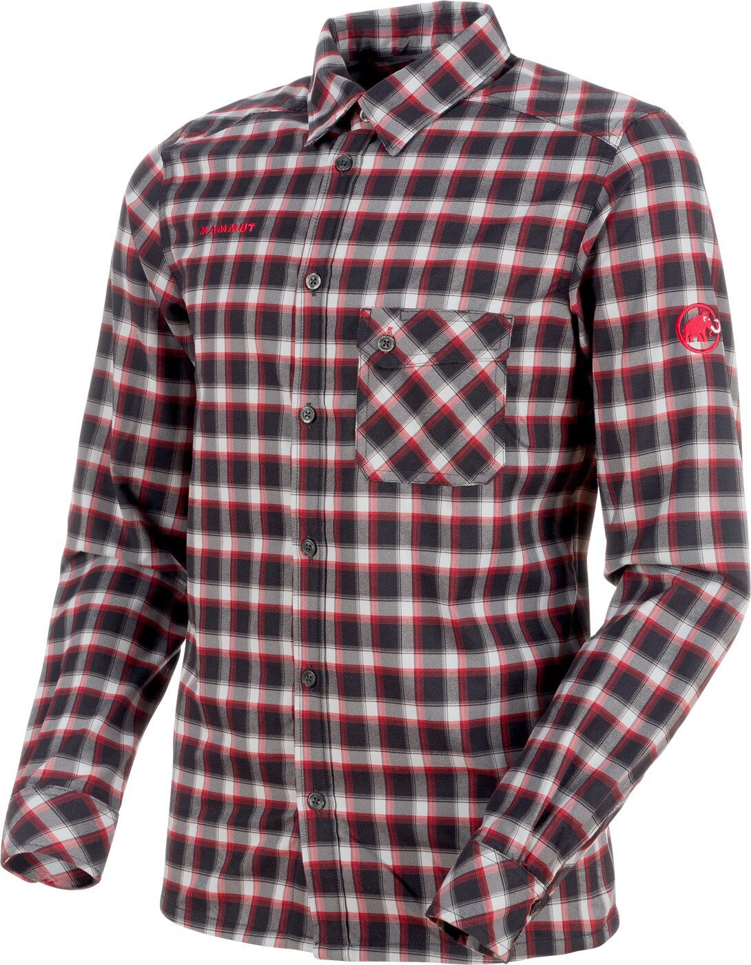 Mammut Outdoorhemd Belluno Tour Longsleeve Shirt Men PHANTOM-MAGMA