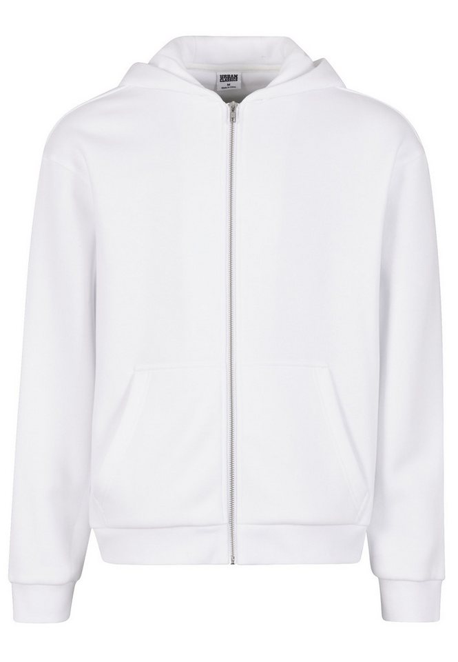 URBAN CLASSICS Strickpullover Urban Classics Fluffy Zip Cardigan (1-tlg)