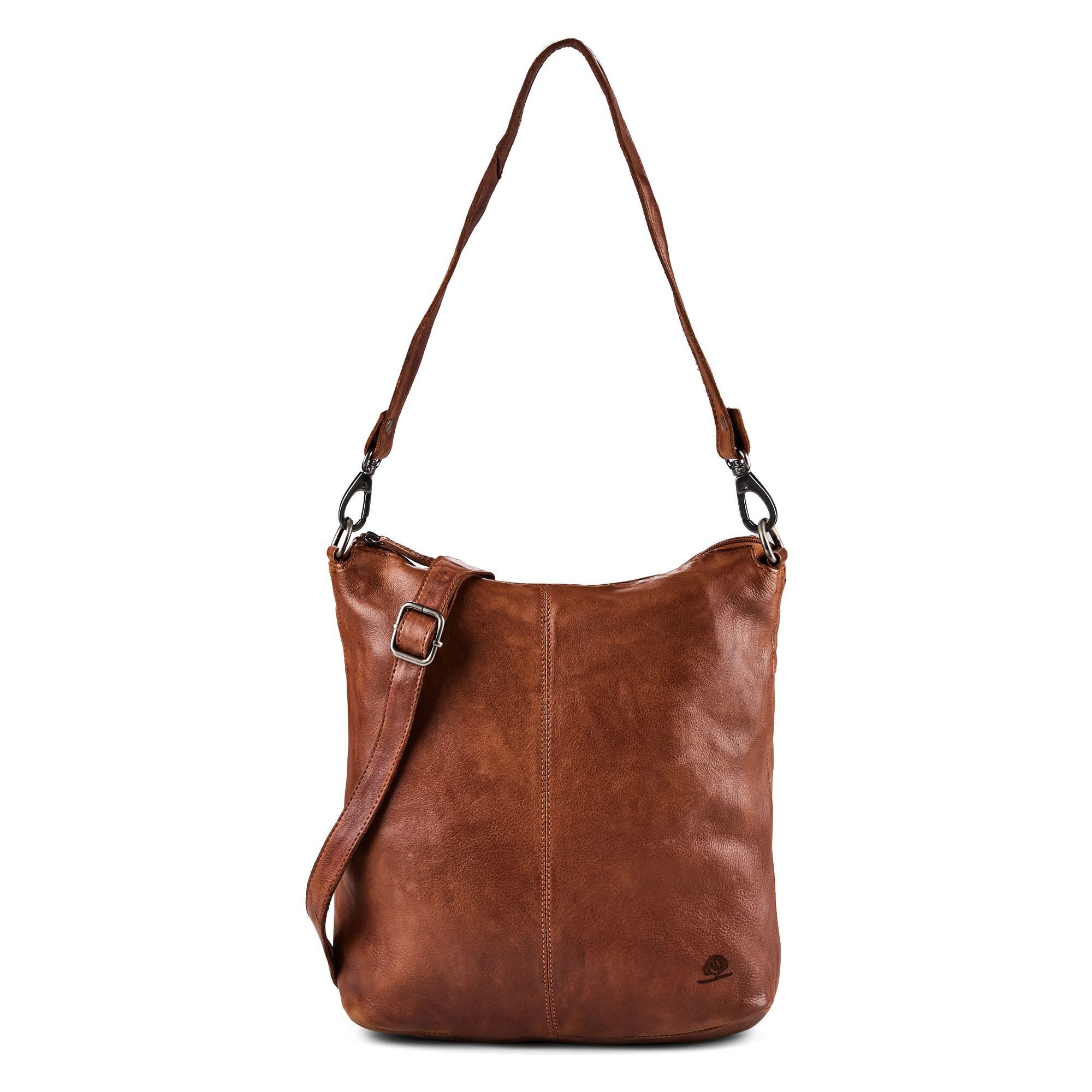 Greenburry Schultertasche Torro Lavado, Leder