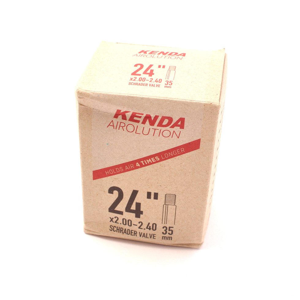 KHEbikes Fahrradschlauch KENDA Airolution Schlauch 24 x 2,00–2,40 AV – pannensicher, 24"
