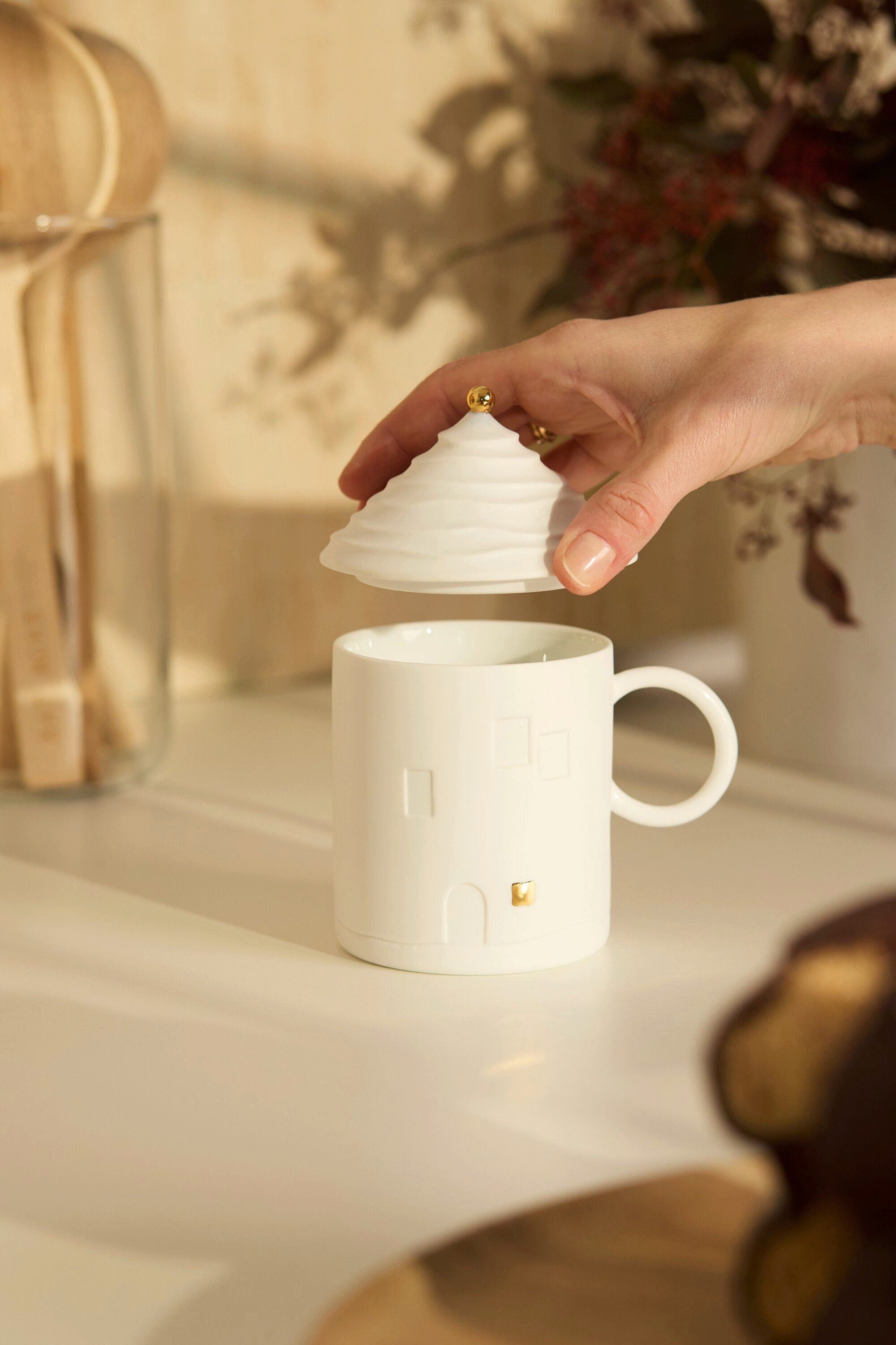Räder Design Tasse Haustasse Kugel von räder Design – Große Porzellantasse im Hausdesign