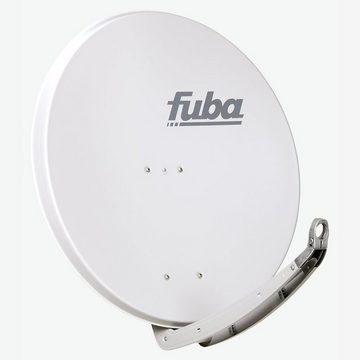 fuba Fuba DAA 850 G Sat Schüssel Grau 85x85cm Deluxe LNB Quad 8x F-Stecker SAT-Antenne