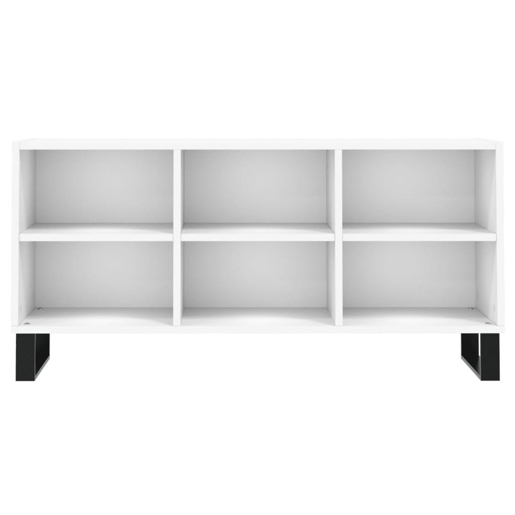 cm furnicato Weiß Holzwerkstoff TV-Schrank 103,5x30x50