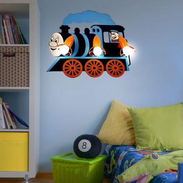 HEITRONIC Dekolicht, Leuchtmittel nicht inklusive, Kinder Zimmer Decken Leuchte Wand Beleuchtung Lokomotive Lampe