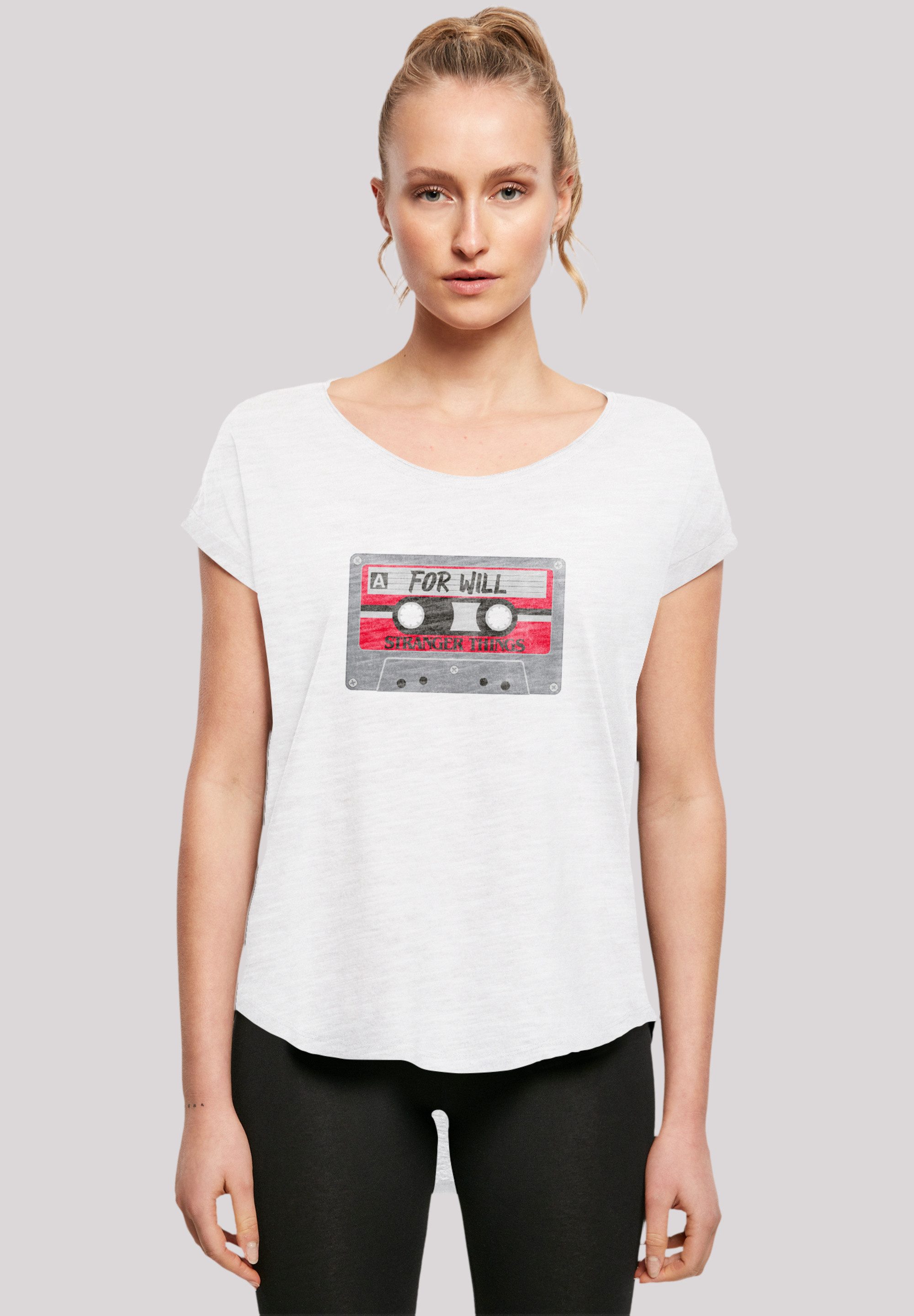 F4NT4STIC T-Shirt "Stranger Things Cassette For Will", Premium Qualität günstig online kaufen