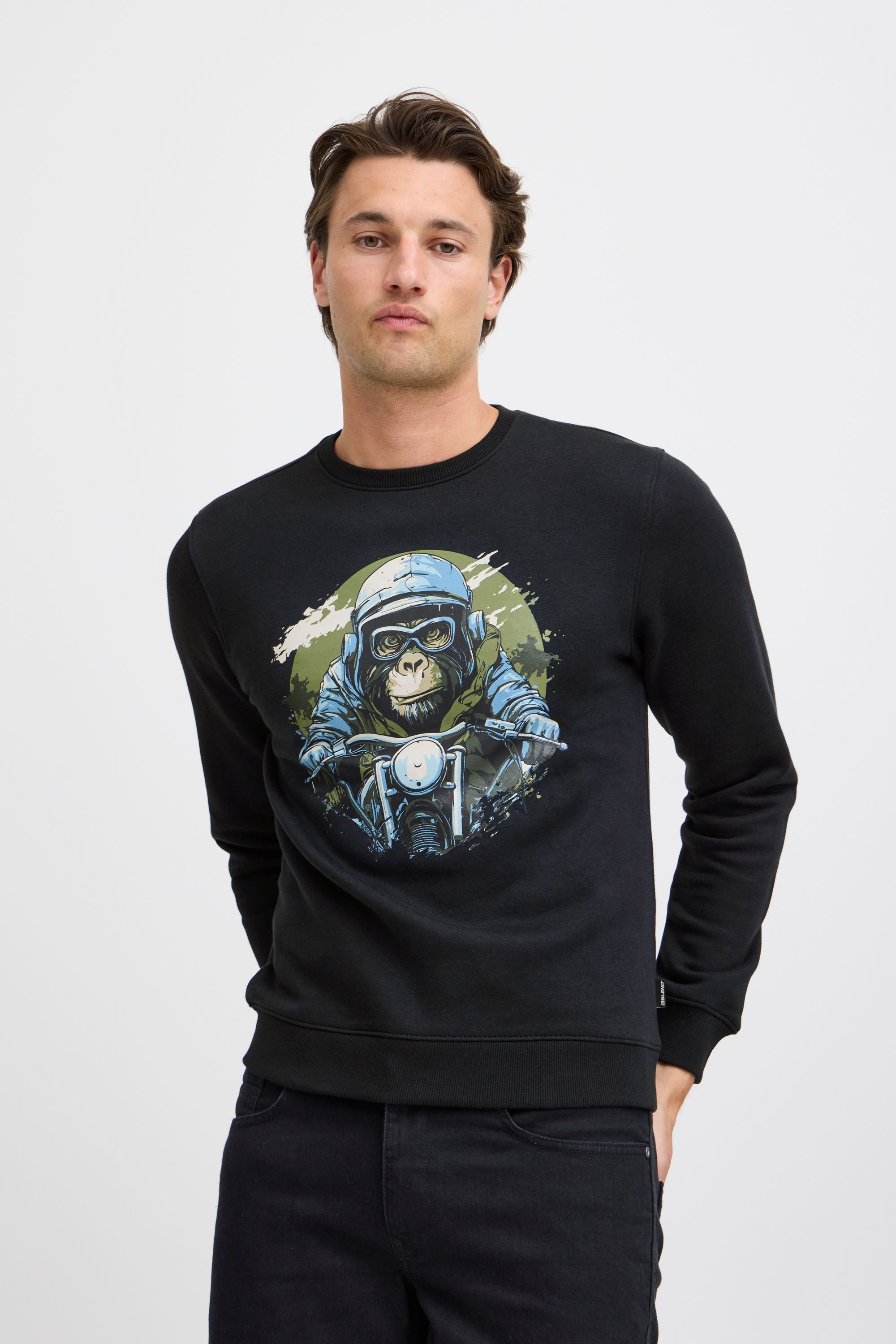 Blend Rundhalspullover BHSweatshirt Lässiger Sweatpullover mit Print günstig online kaufen