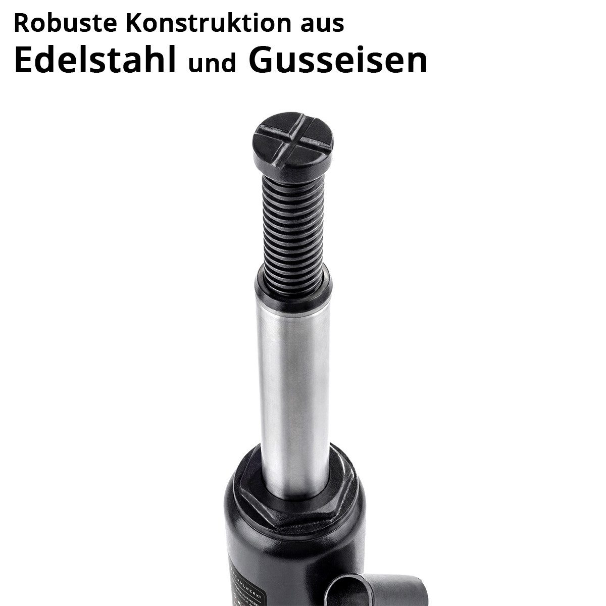 STAHLWERK Wagenheber Hydraulikheber 6 t 200 - 405 mm Stempelwagenheber Autoheber Wagenheber