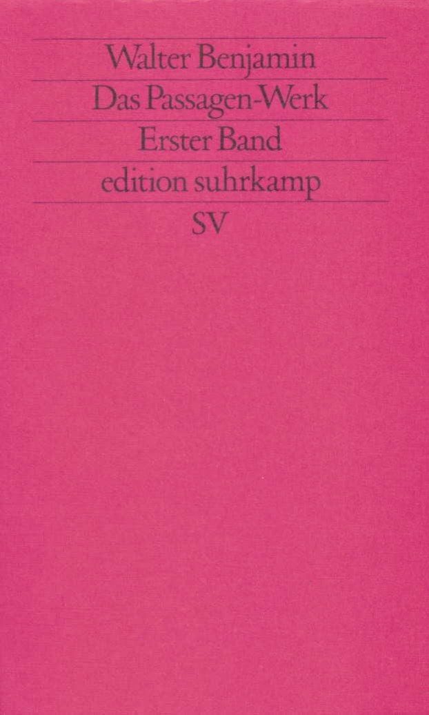 Sachbuch Das Passagen-Werk 2 Bände im Schuber Walter Benjamin