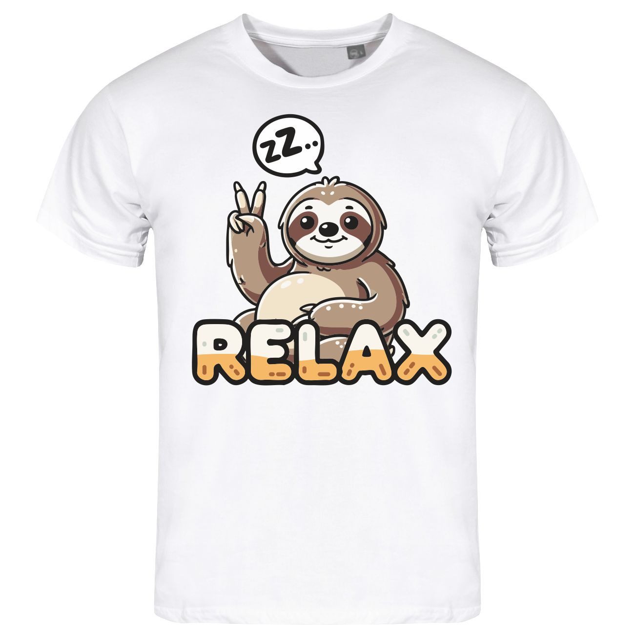 deinshirt Print-Shirt Herren T-Shirt Relax Faultier günstig online kaufen