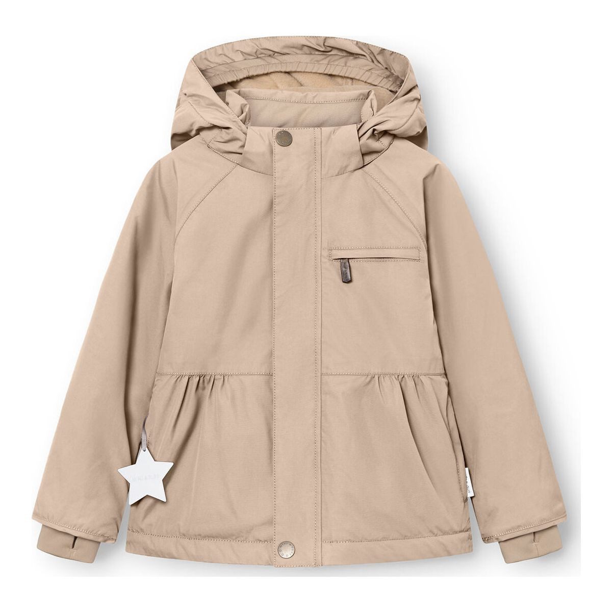MINI A TURE Steppjacke Matbriddine Fleece Lined Winter jacket. GRS Warme, wind- und wasserdichte Mädchenjacke mit femininer Silhouette