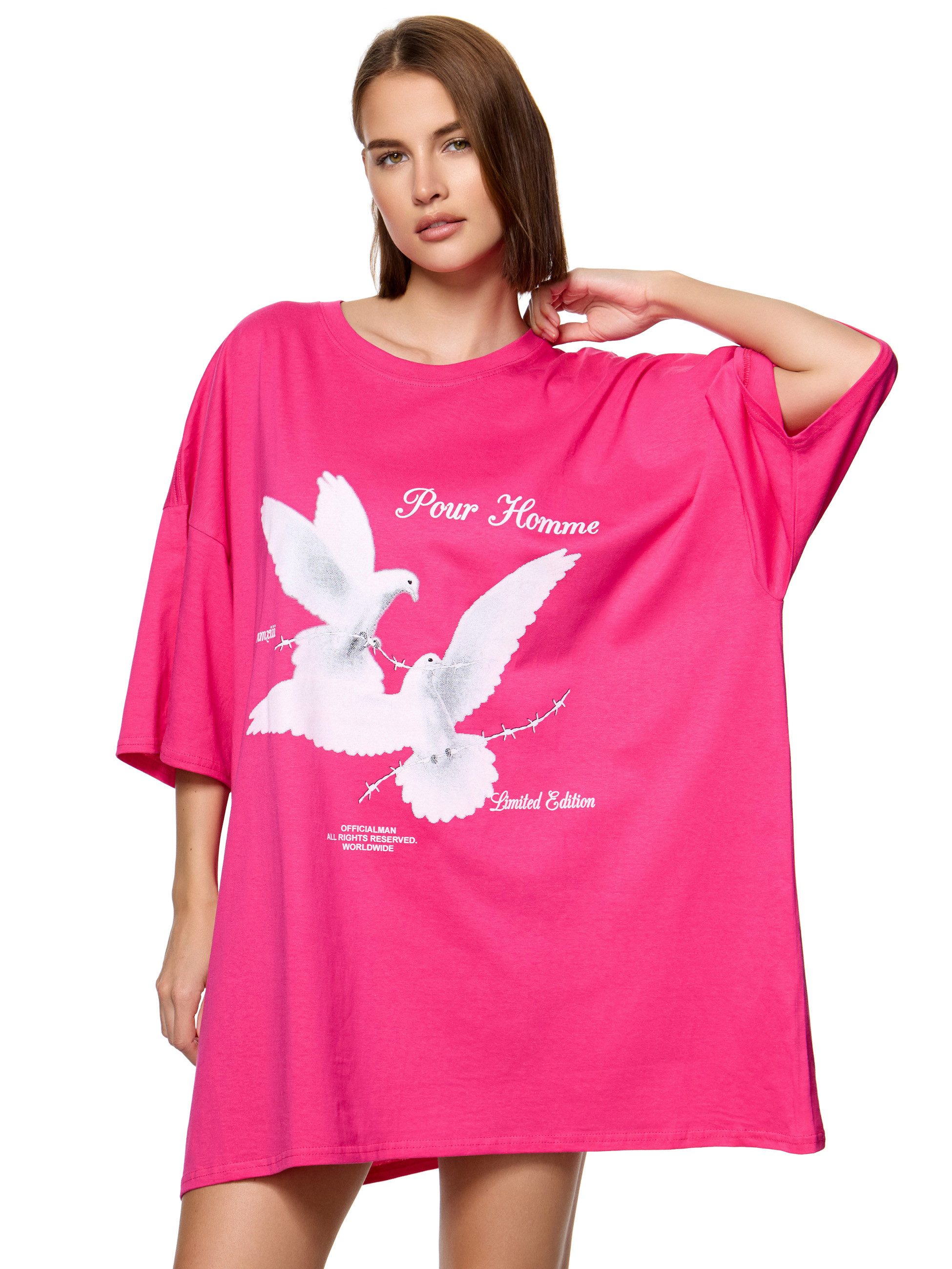 Worldclassca T-Shirt Worldclassca Oversized Print Weiße günstig online kaufen