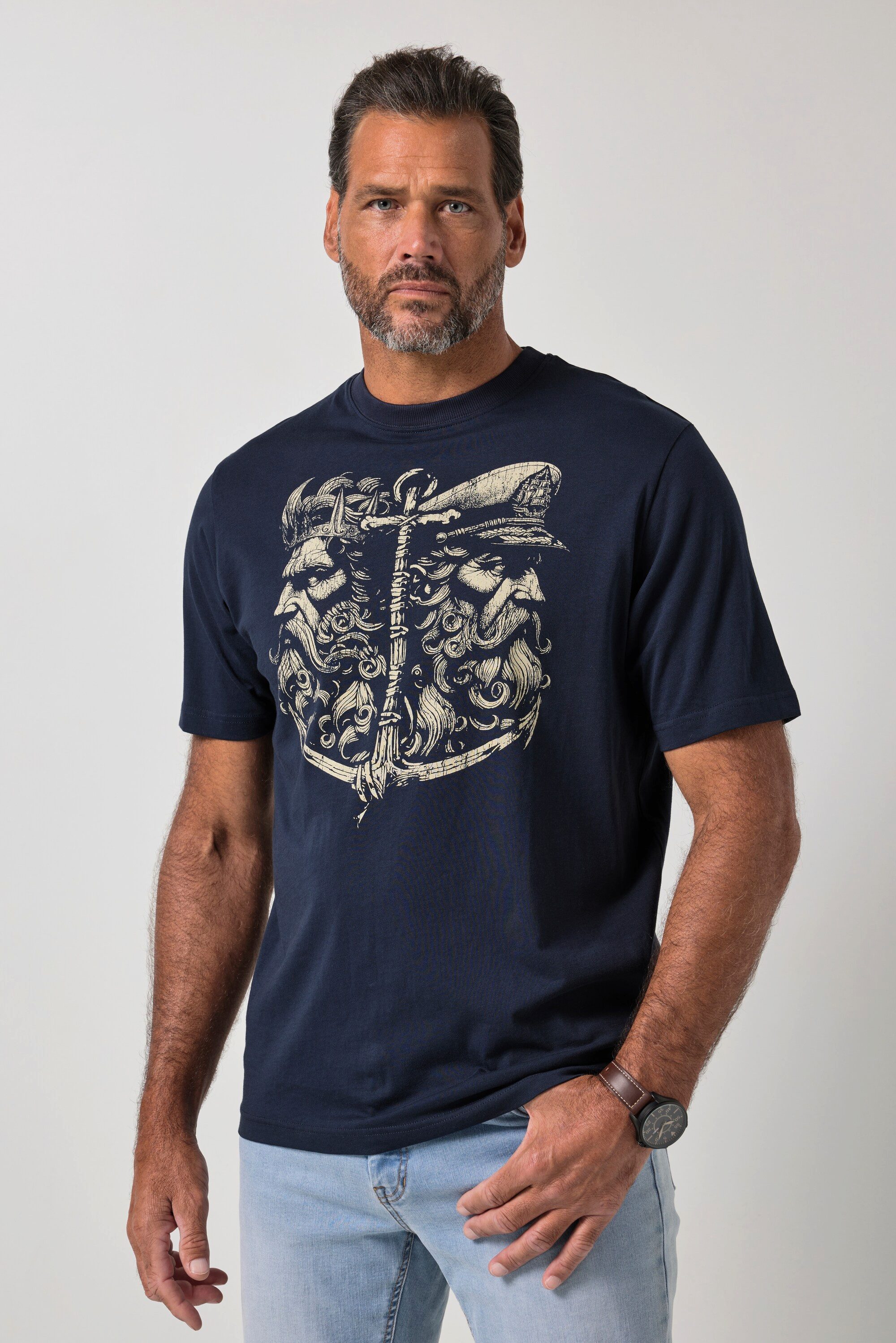 T-Shirt T-Shirt Halbarm Rundhals Print