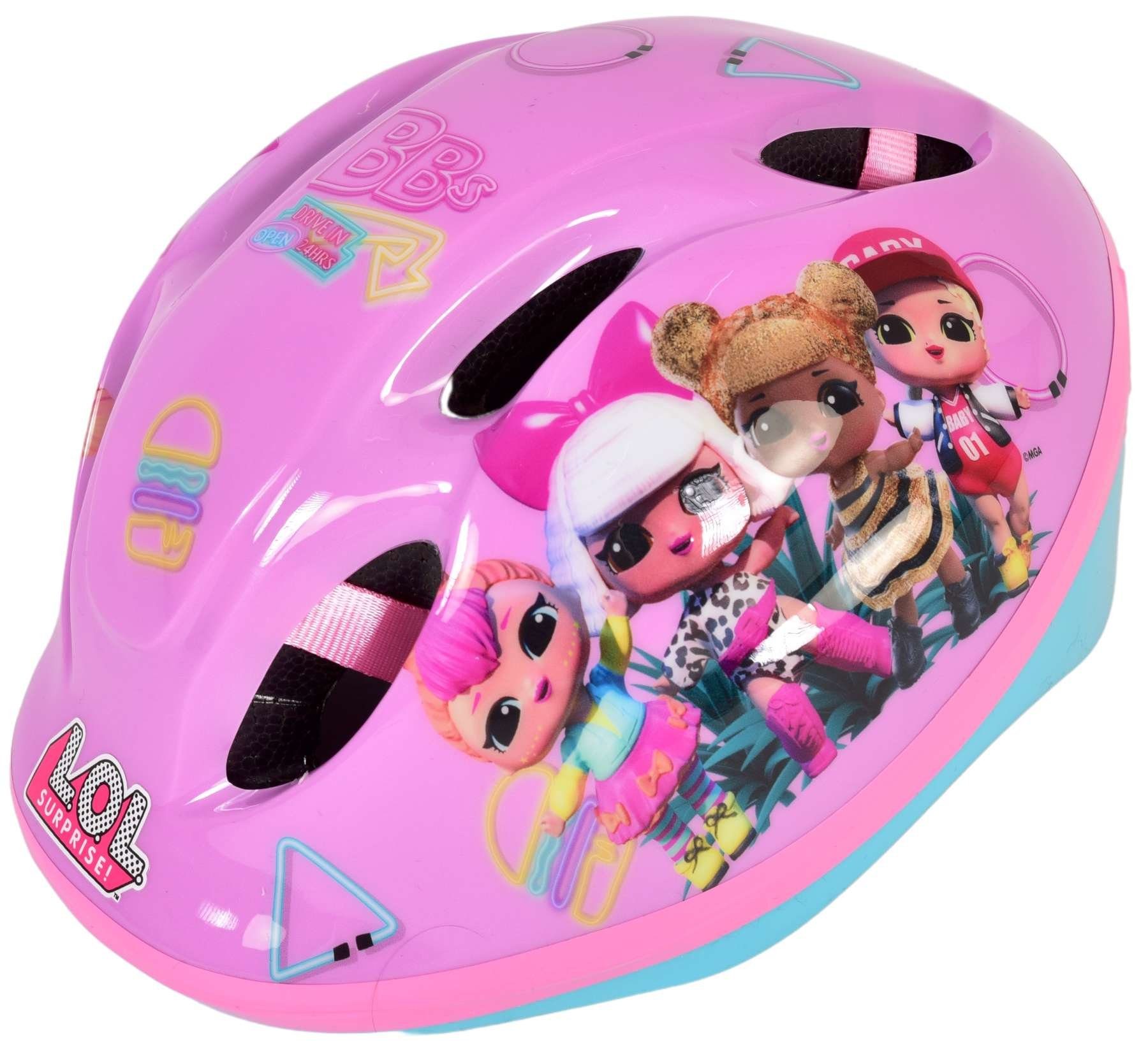 Volare Kinderfahrradhelm 52-56 cm - LOL Surprise!