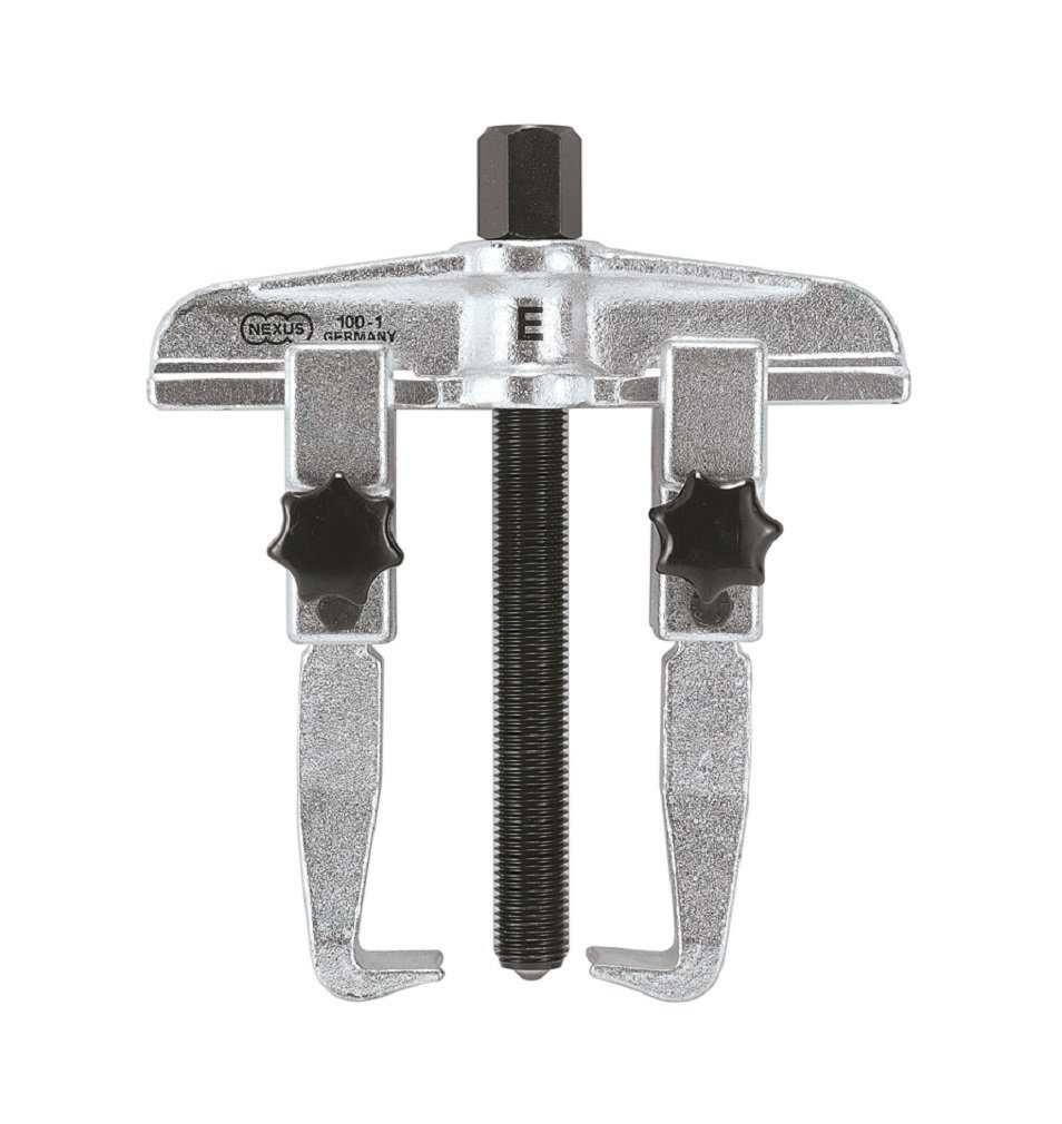 HM Müllner Werkzeuge Montagewerkzeug NEXUS Universal Abzieher 2-armig E100-2,5 Spannweite 60-200 mm Spanntiefe 150 mm