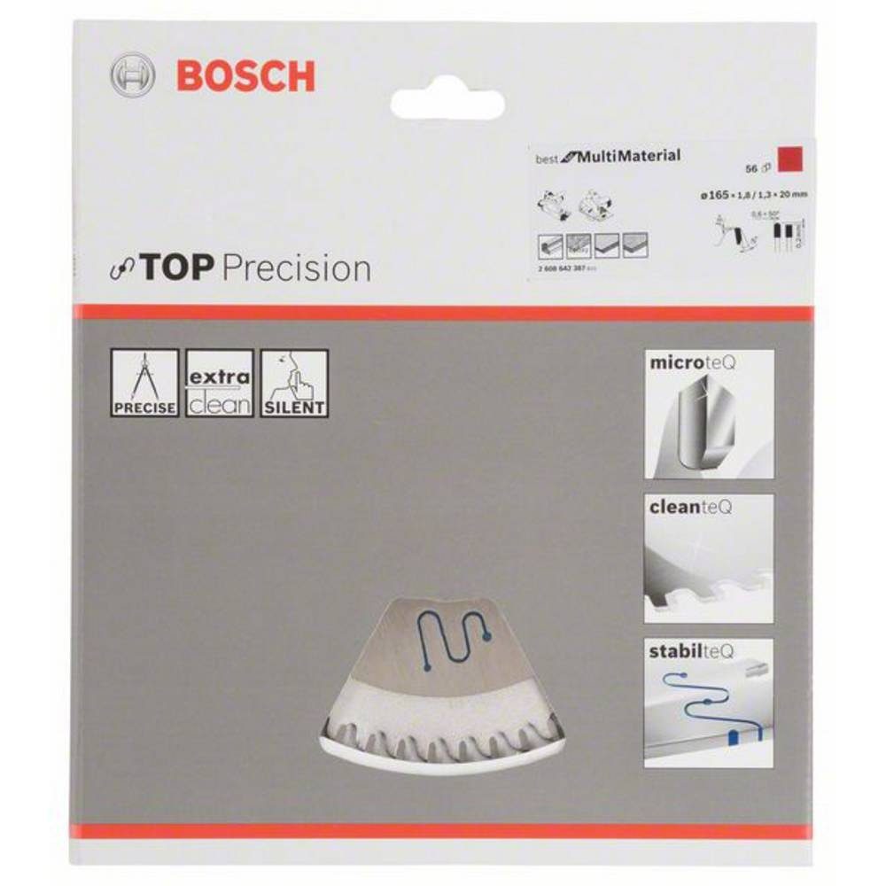 BOSCH Kreissägeblatt Kreissägeblatt 165 x 20 günstig online kaufen