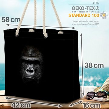 VOID Strandtasche (1-tlg), Gorilla Affe Afrika Gorilla Affe Afrika Zoo Urlaub Wildtiere Artenste