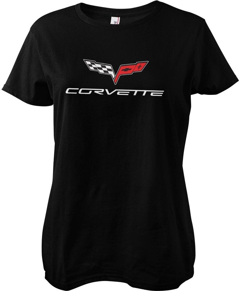 Corvette T-Shirt C6 Logo Girly Tee