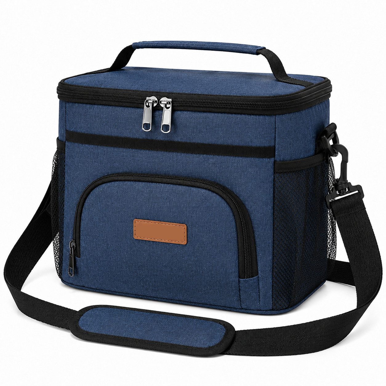 Diwzbyn Lunchbox Lunchbag Isoliert Unisex, Kühltasche, Auslaufsicher mit 4 Taschen, Mit verstellbarem Schulterriemen, für Arbeit, Picknick & Reisen