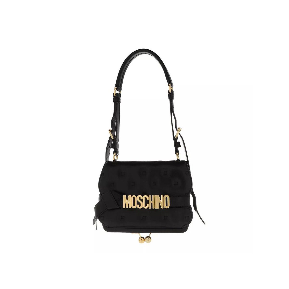 Moschino Schultertasche schwarz (1-tlg)