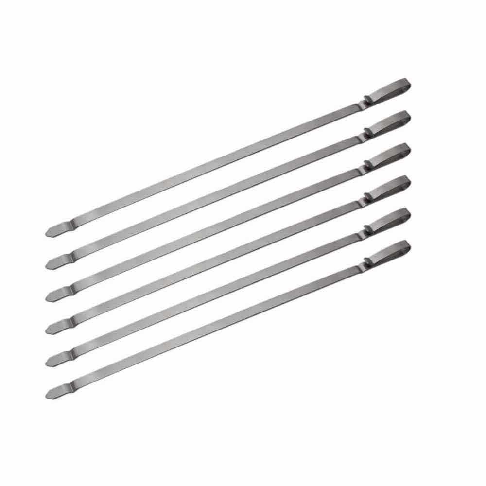 PROREGAL® Grillspieß Grillspieße Edelstahl, passend für SANTOS Windschild, 6er Set (6-St)