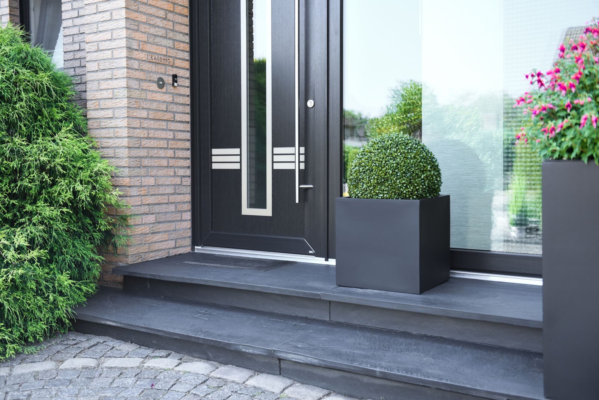VIVANNO Pflanzkübel Fiberglas BLOCK Würfel - günstig online kaufen