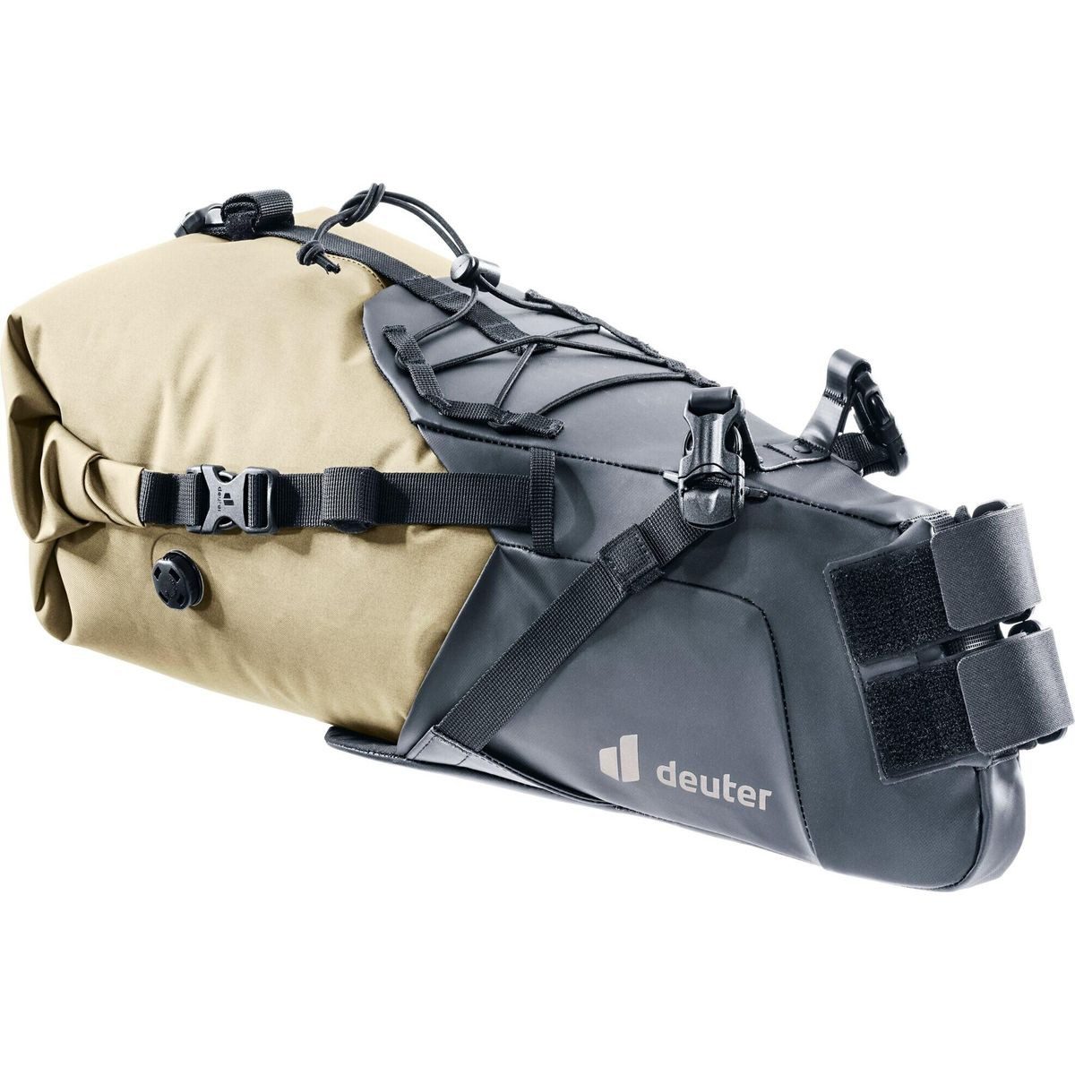 deuter Fahrradtasche Cabezon SB 16, Zweiteiliges Saddle Pack mit wasserdichtem Packsack und flexiblen