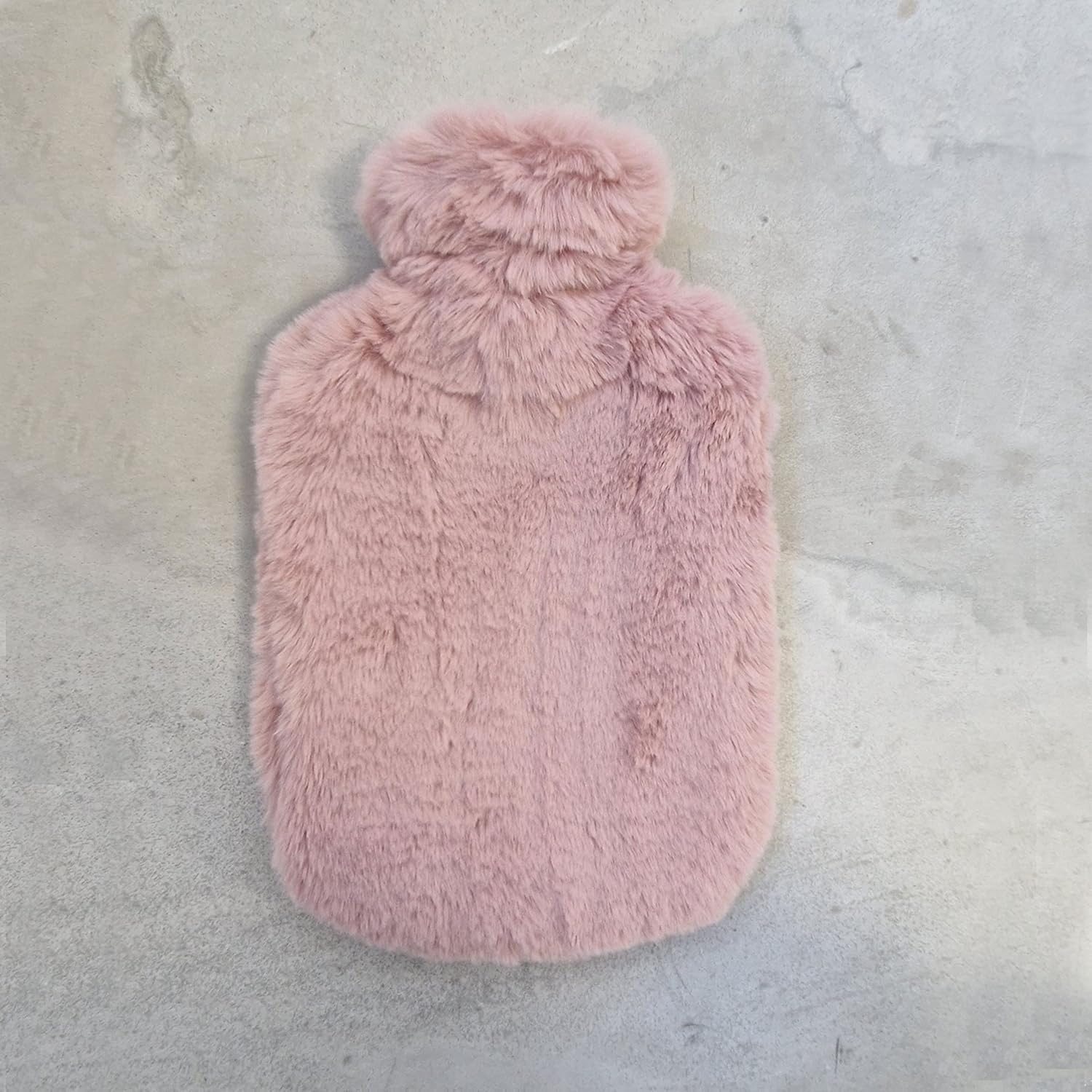 Fashy Wärmflasche Fashy Wärmflasche mit Flauschbezug – 2,0 Liter – Rosa, (1-tlg), Kuschelbezug