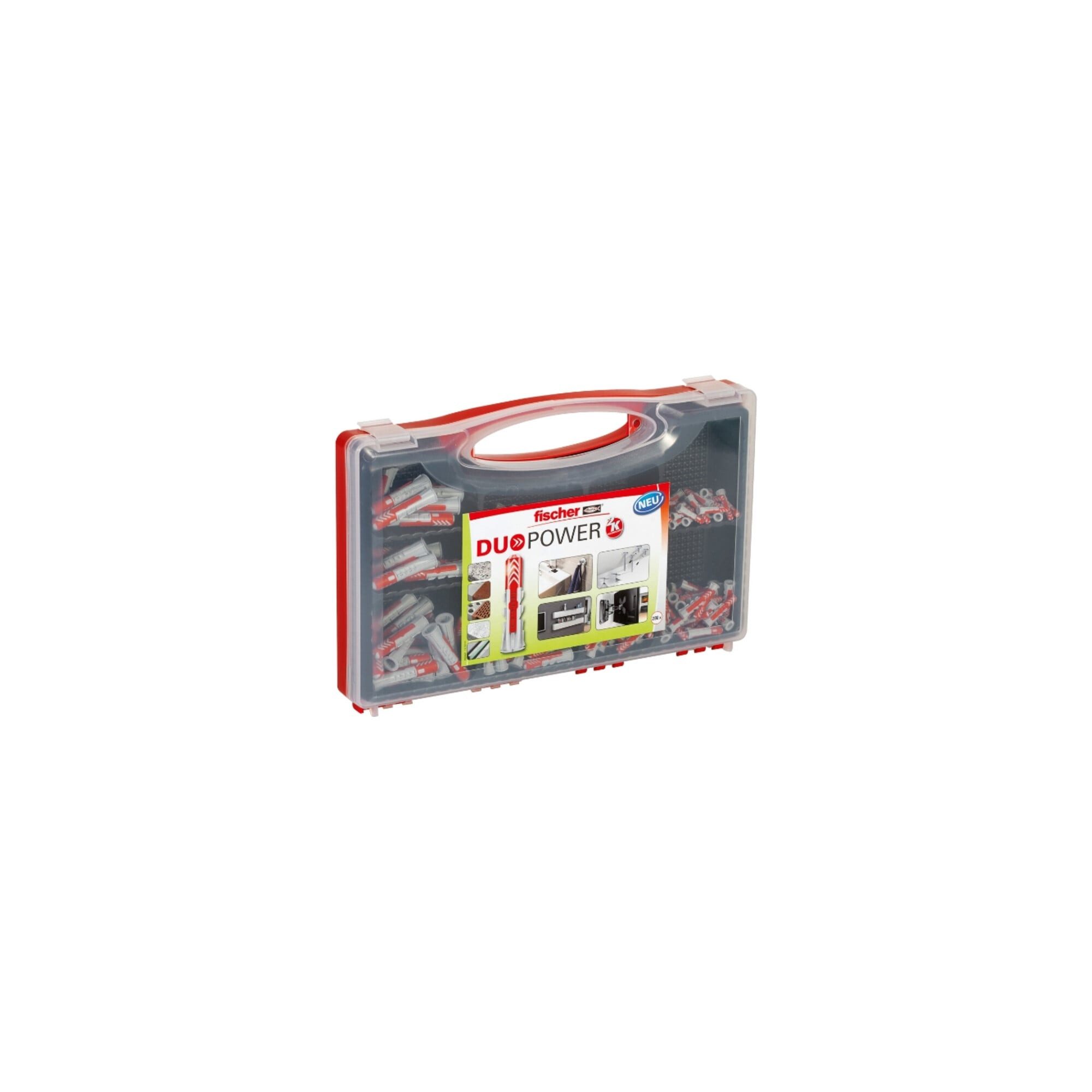 fischer Schrauben- und Dübel-Set fischer Redbox DuoPower 280-teilig