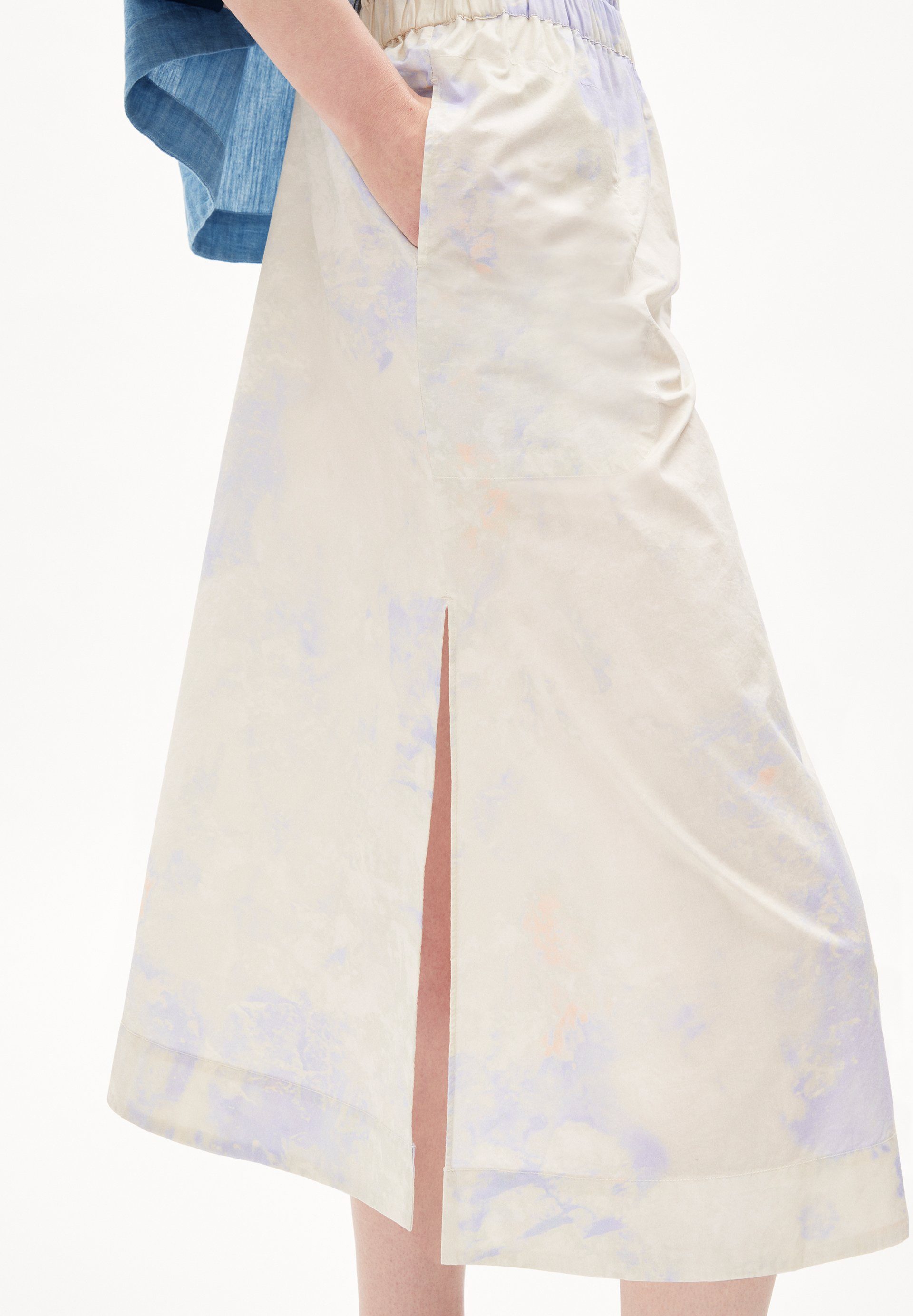 Armedangels Minirock AAIMEMI MINERAL (1-tlg., Regular Fit) Webrock Regular Fit aus Bio-Baumwolle