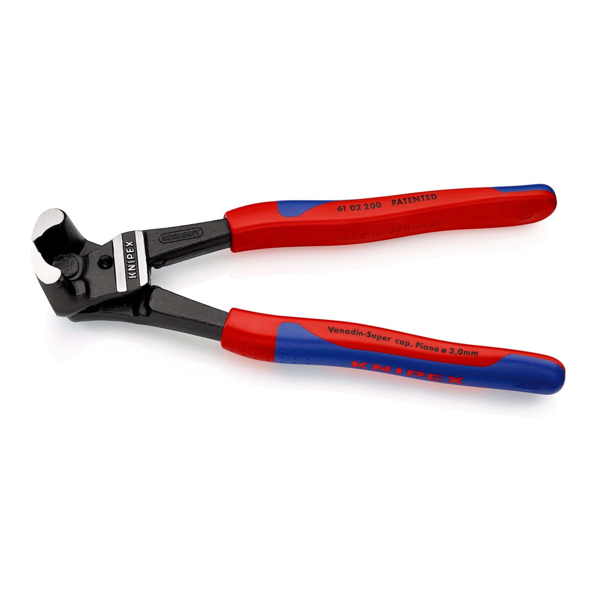 Knipex Cuttermesser KNIPEX 61 02 200 Bolzen-Vornschneider hochübersetzt mit Kunststoff übe
